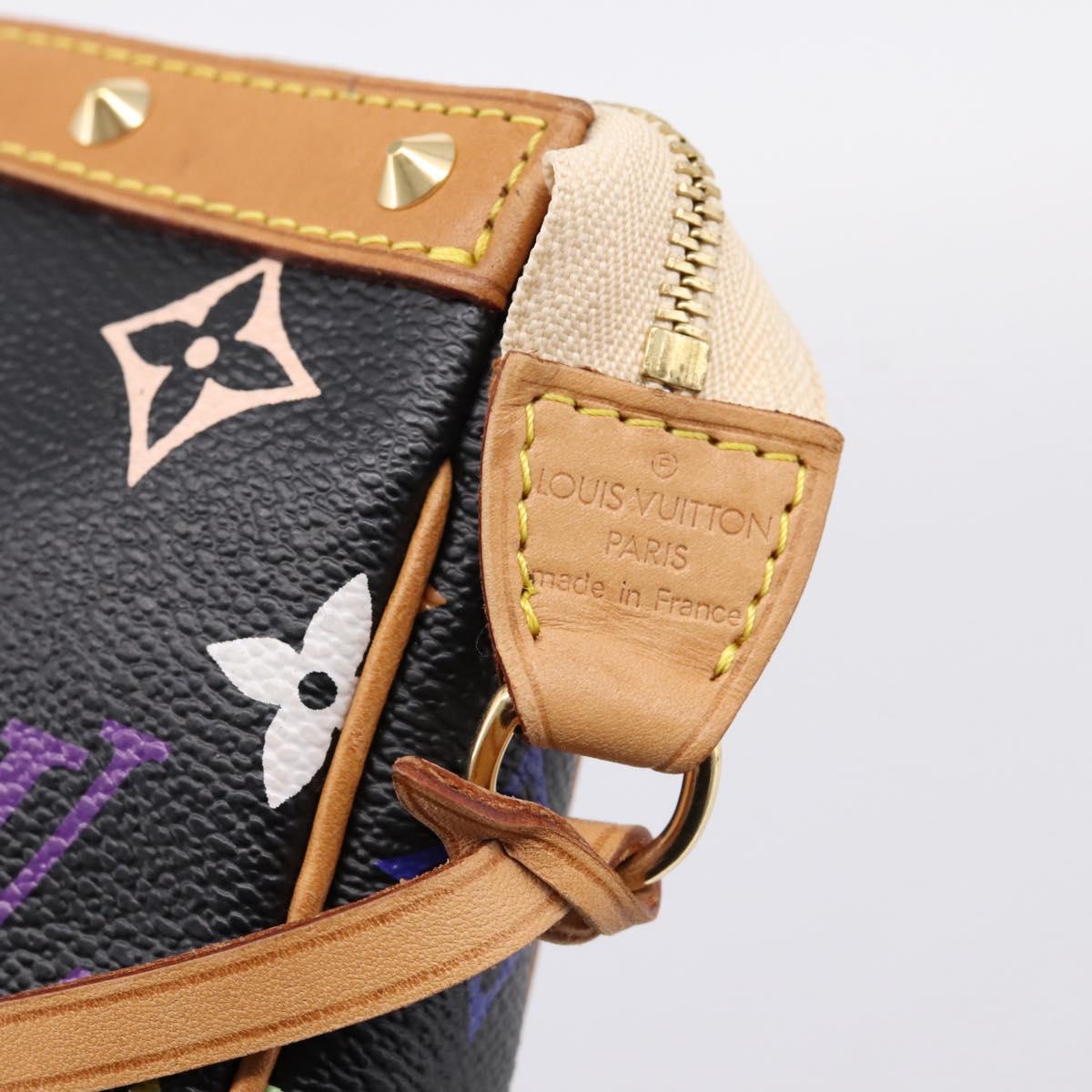 LOUIS VUITTON Monogram Multicolor Pochette Accessoires M92648 Auth 204780SAV