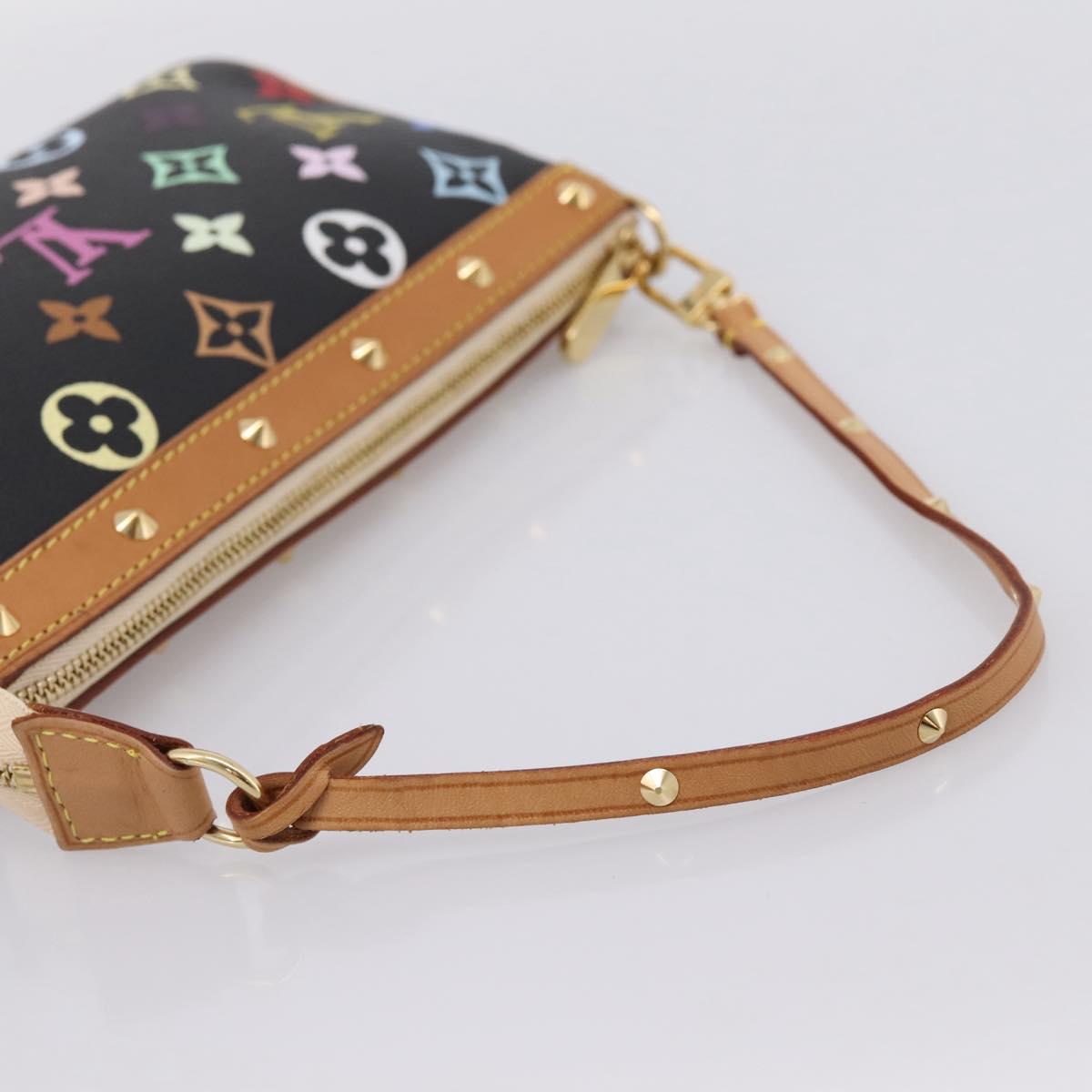 LOUIS VUITTON Monogram Multicolor Pochette Accessoires M92648 Auth 204780SAV