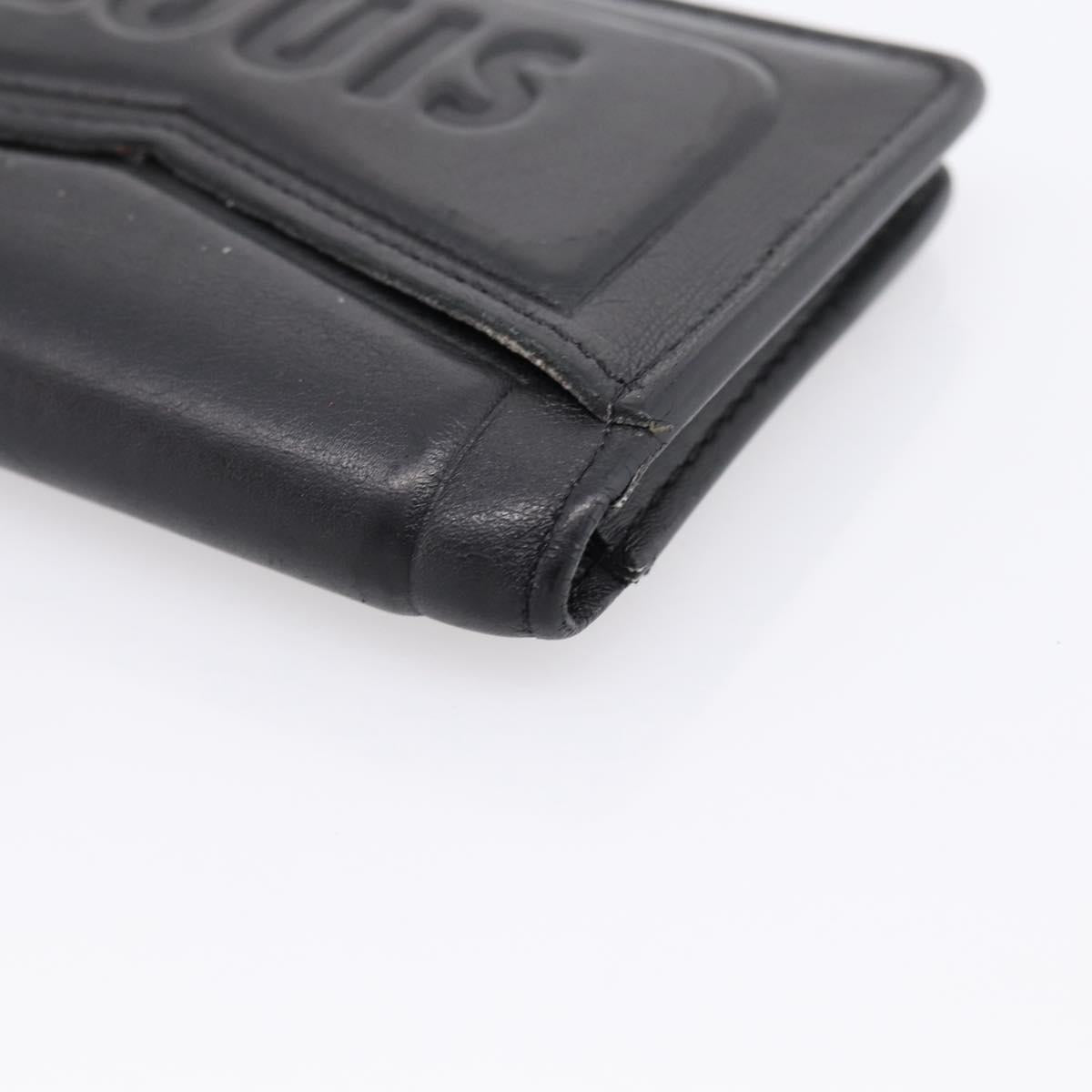 LOUIS VUITTON Infinity Organizer De Poch Card Case Leather M63251 Auth 204791A