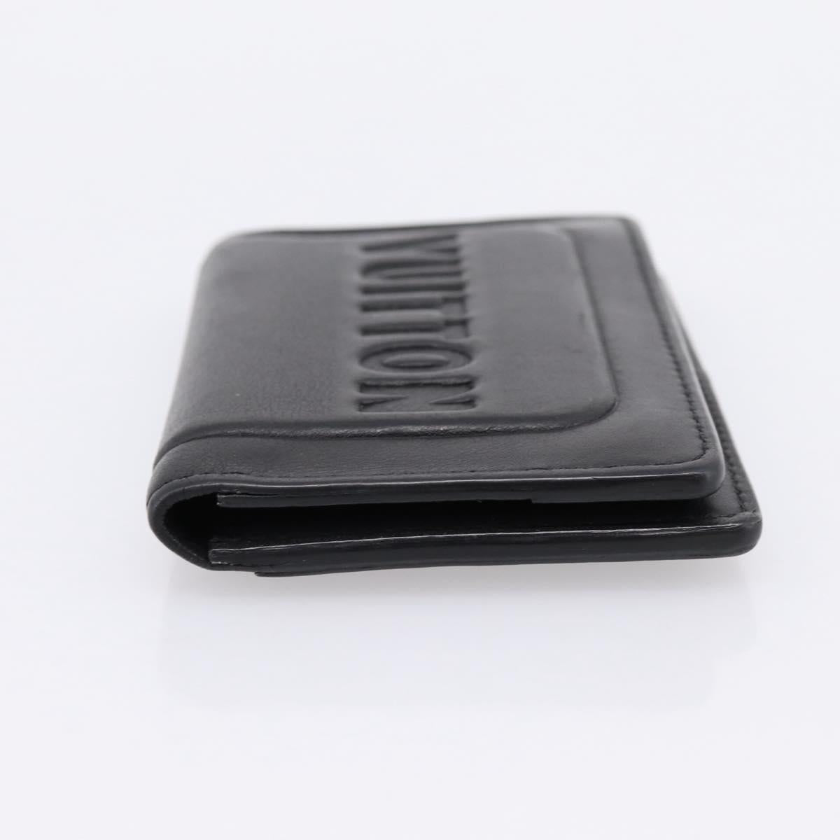 LOUIS VUITTON Infinity Organizer De Poch Card Case Leather M63251 Auth 204791A
