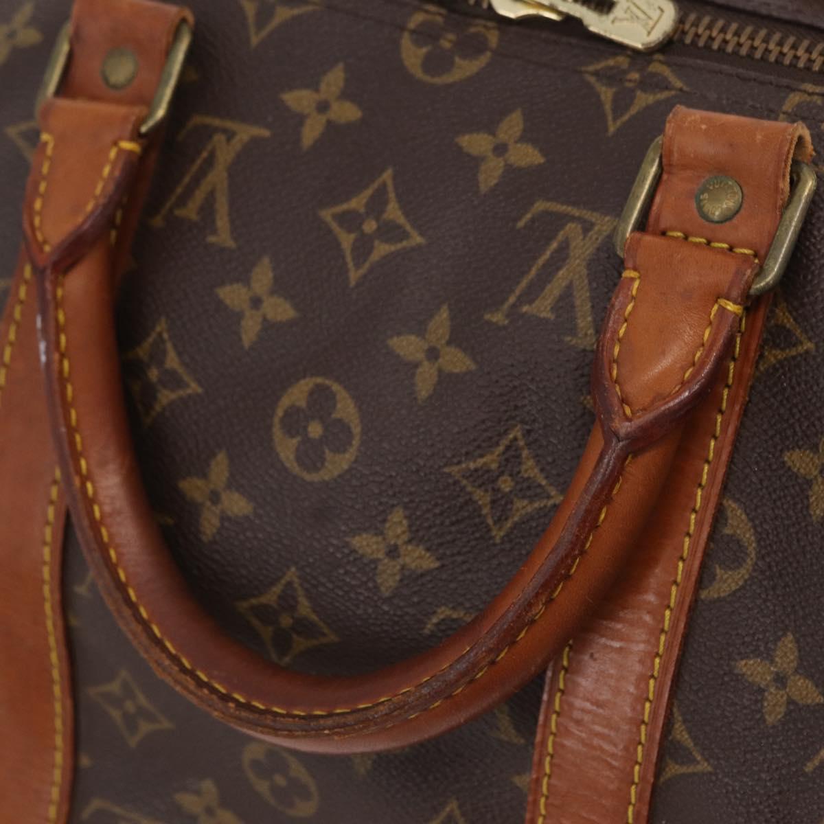 LOUIS VUITTON Monogram Keepall 50 Boston Bag M41426 LV Auth 204801A