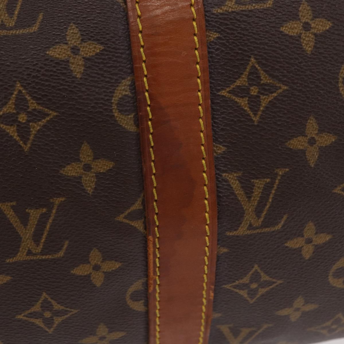 LOUIS VUITTON Monogram Keepall 50 Boston Bag M41426 LV Auth 204801A