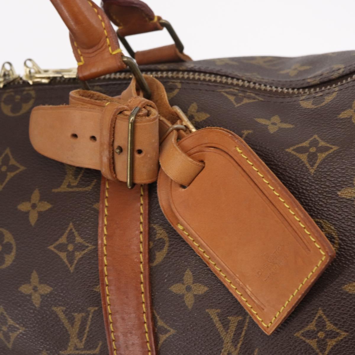 LOUIS VUITTON Monogram Keepall 50 Boston Bag M41426 LV Auth 204801A