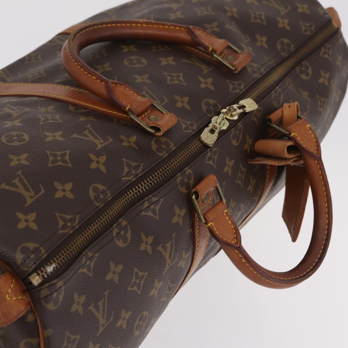LOUIS VUITTON Monogram Keepall 50 Boston Bag M41426 LV Auth 204801A