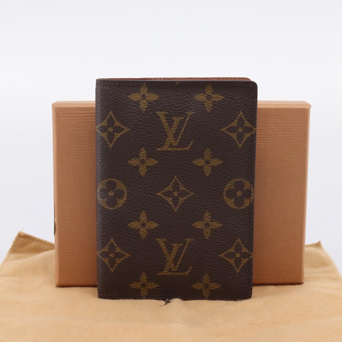 LOUIS VUITTON Monogram Couverture passport Passport Case M64502 LV Auth 204804V
