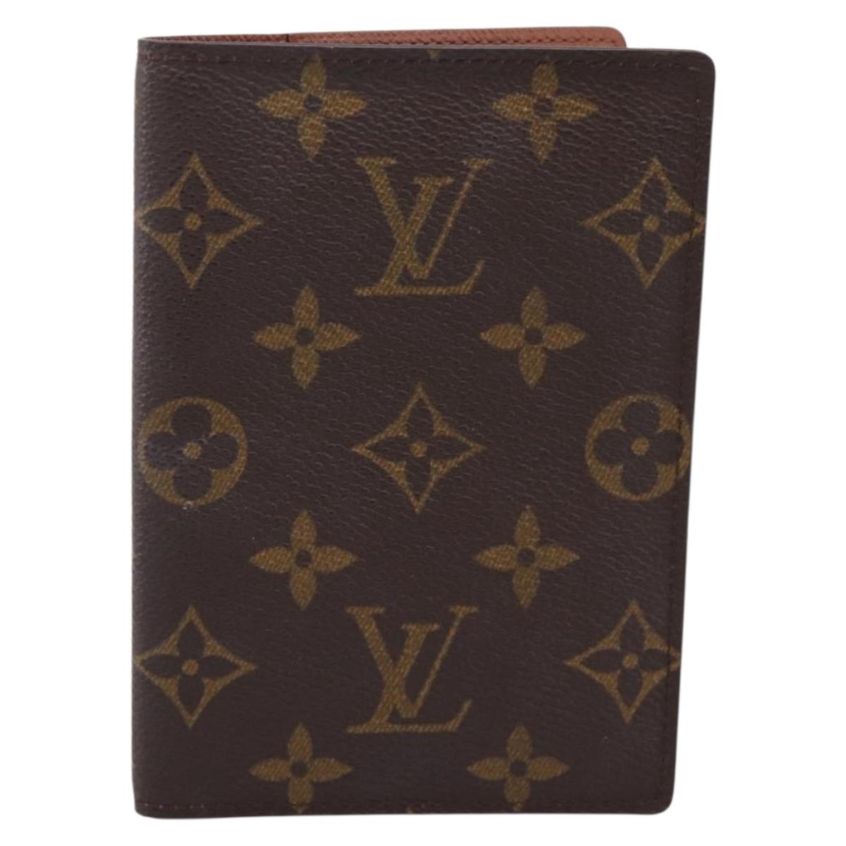LOUIS VUITTON Monogram Couverture passport Passport Case M64502 LV Auth 204804V
