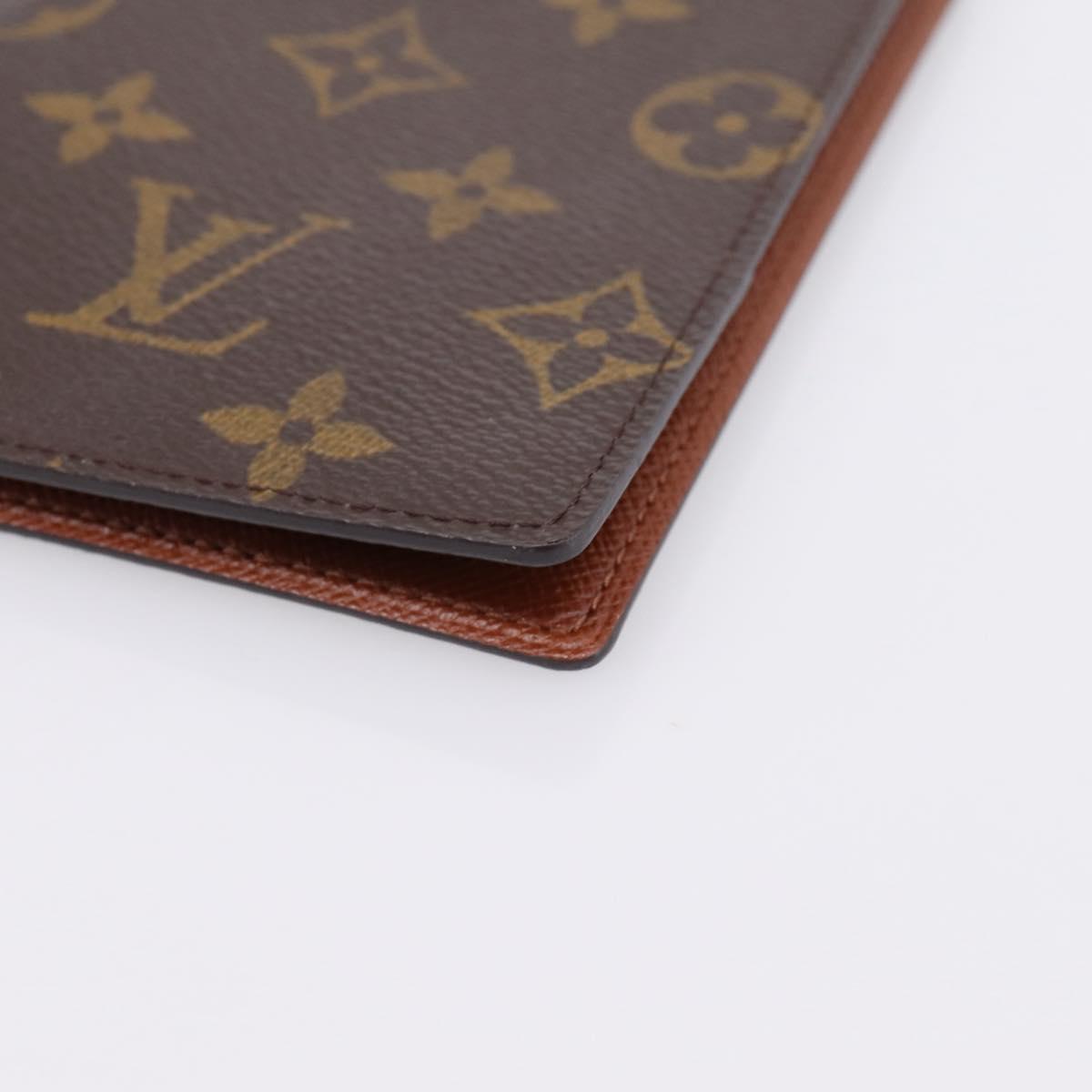 LOUIS VUITTON Monogram Couverture passport Passport Case M64502 LV Auth 204804V