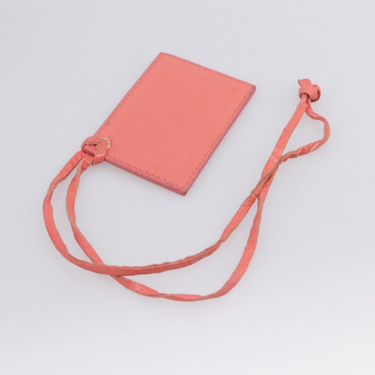 BALENCIAGA Giant Envelope Shoulder Bag Leather Pink Gold Auth 204813A