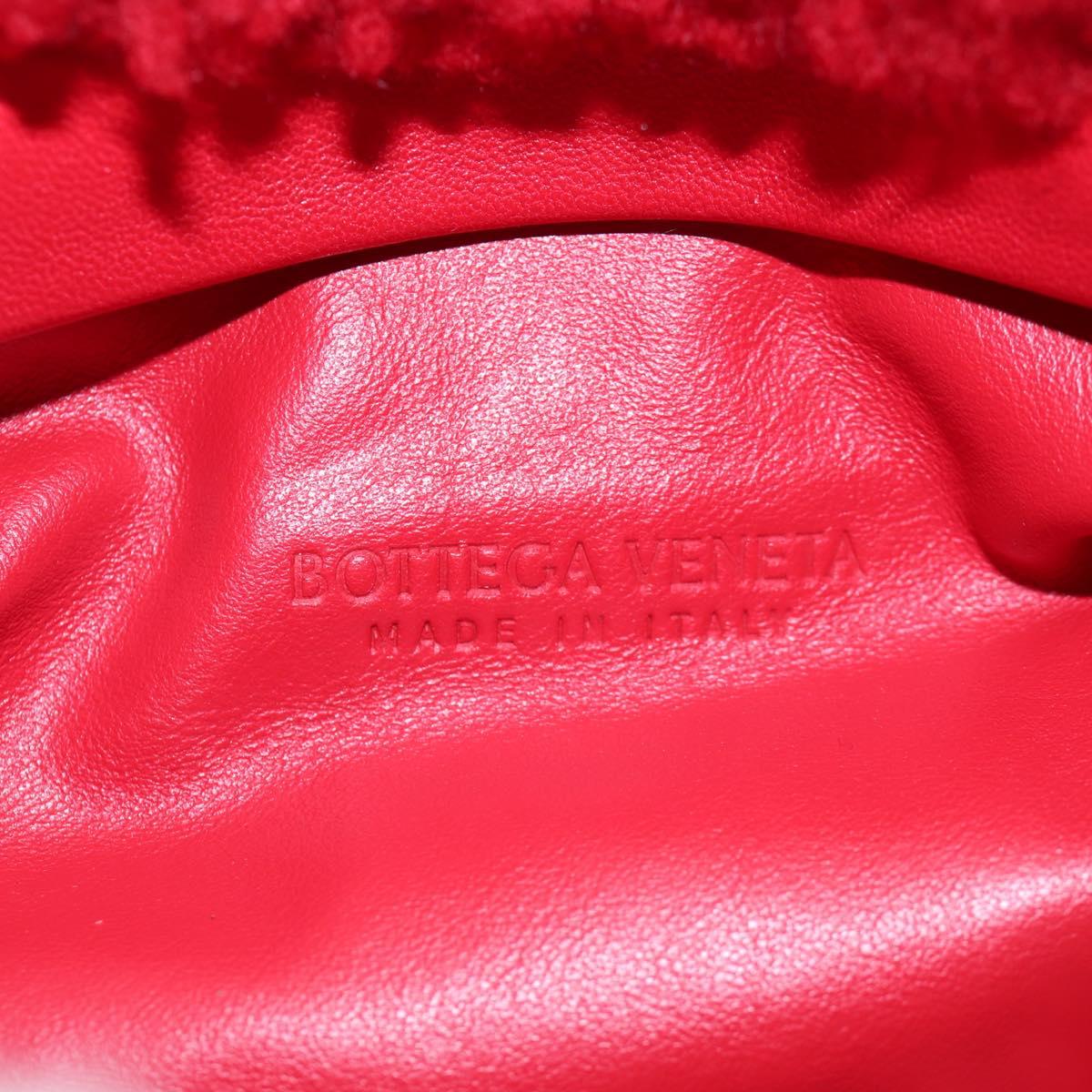 BOTTEGA VENETA Shoulder Bag Shearing Red Auth 204815M