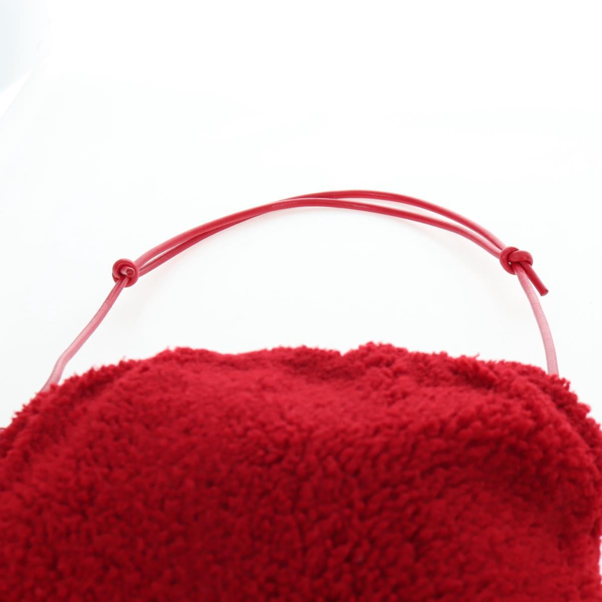 BOTTEGA VENETA Shoulder Bag Shearing Red Auth 204815M