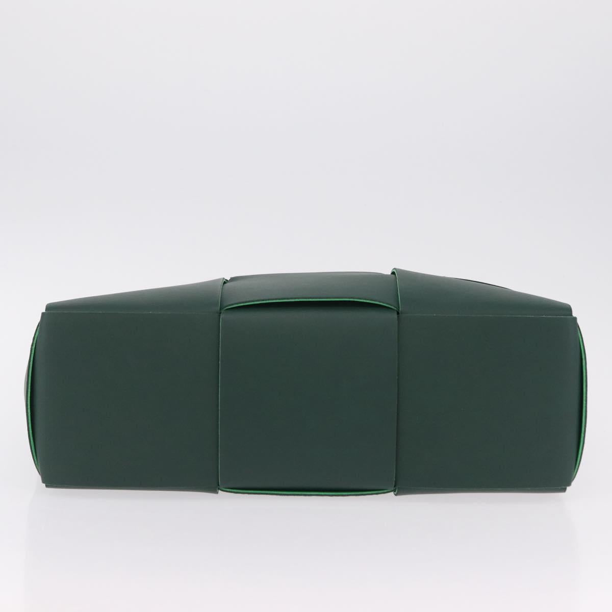 BOTTEGA VENETA MAXI INTRECCIATO Arco Tote Bag Green Auth 204817V