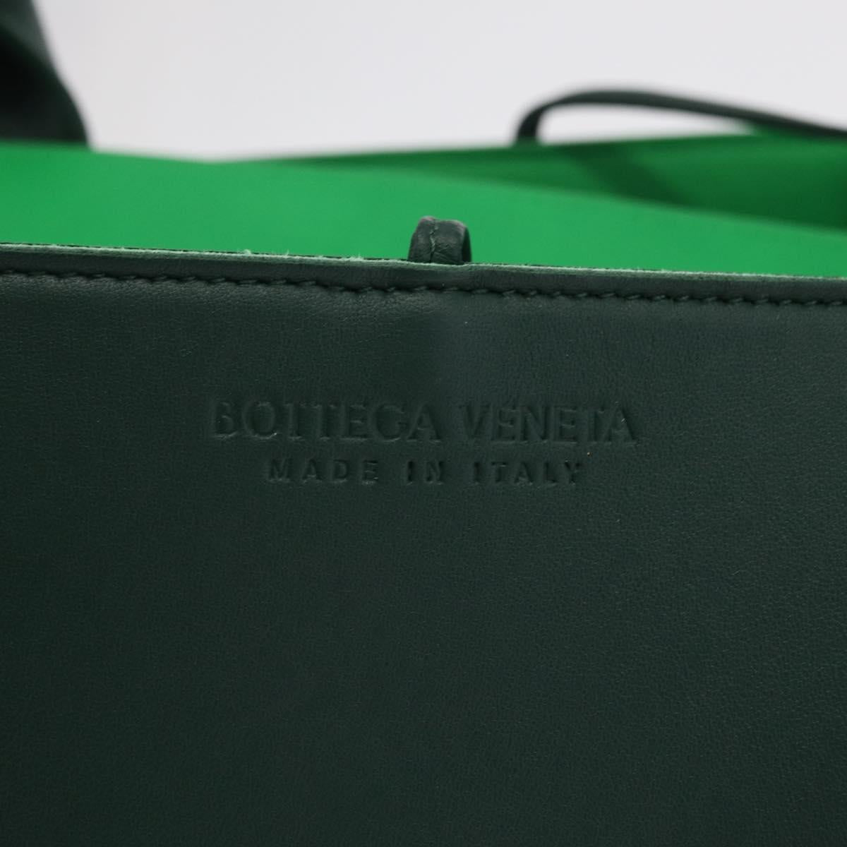 BOTTEGA VENETA MAXI INTRECCIATO Arco Tote Bag Green Auth 204817V