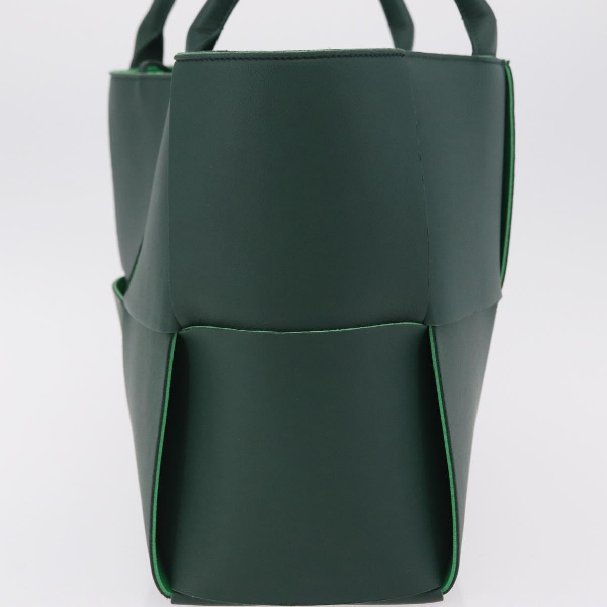 BOTTEGA VENETA MAXI INTRECCIATO Arco Tote Bag Green Auth 204817V