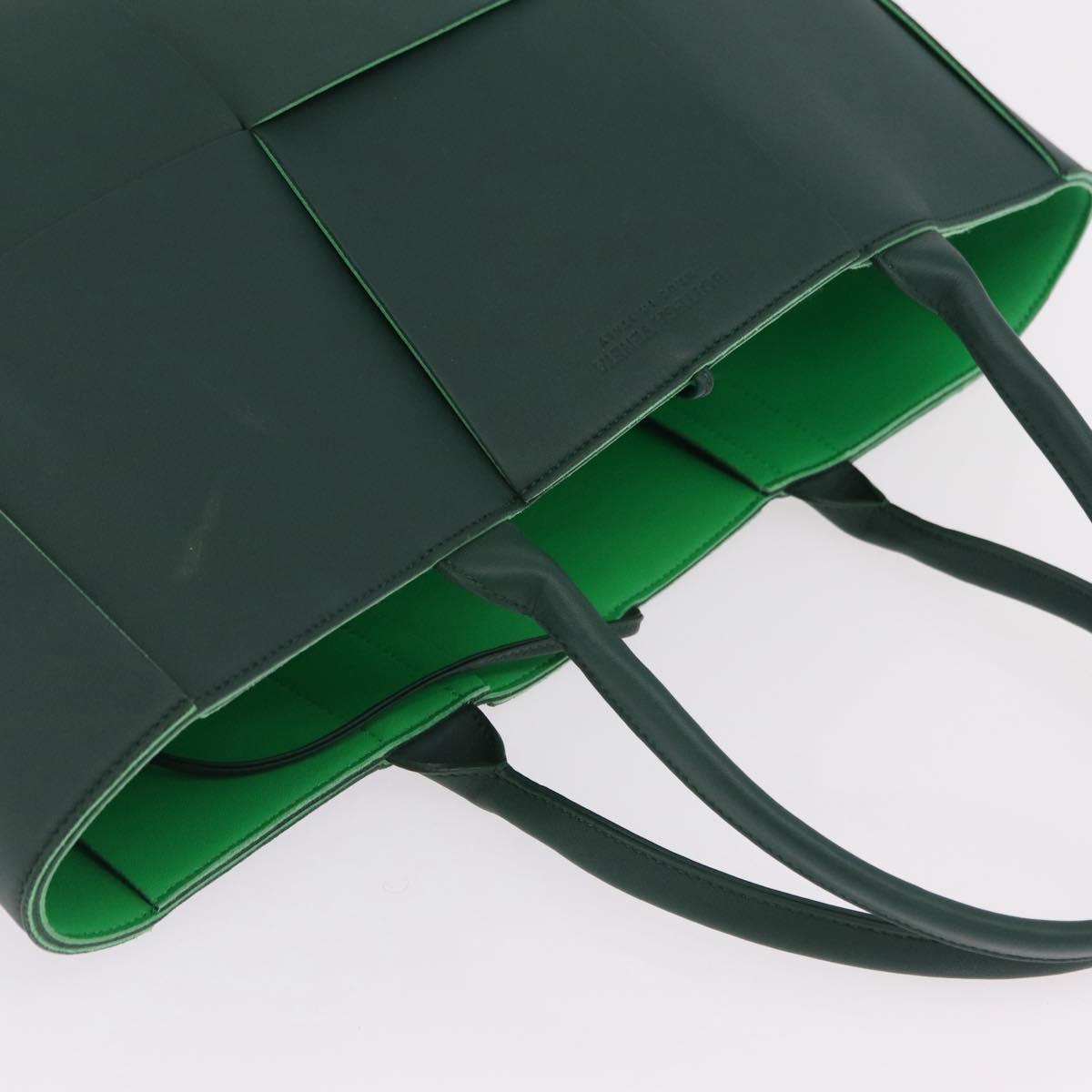 BOTTEGA VENETA MAXI INTRECCIATO Arco Tote Bag Green Auth 204817V