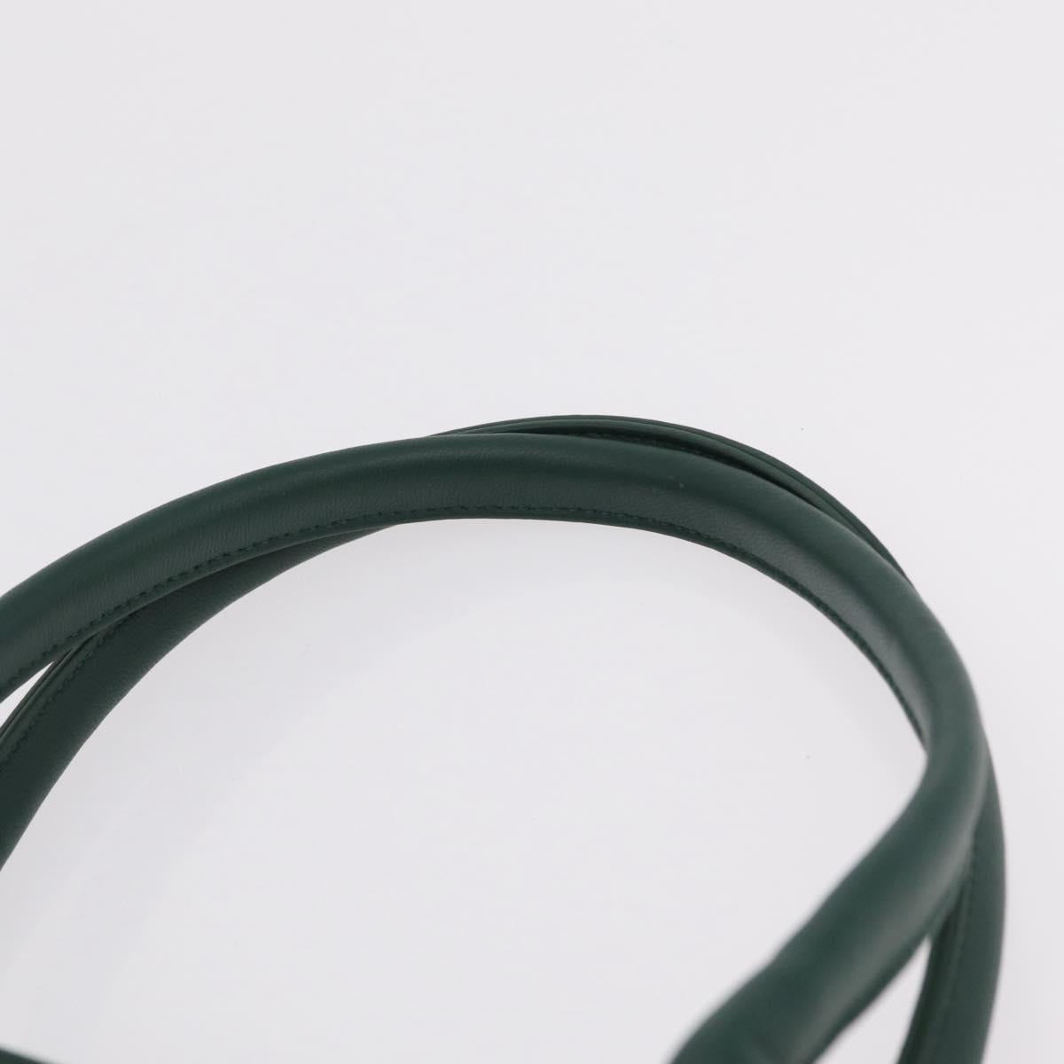 BOTTEGA VENETA MAXI INTRECCIATO Arco Tote Bag Green Auth 204817V