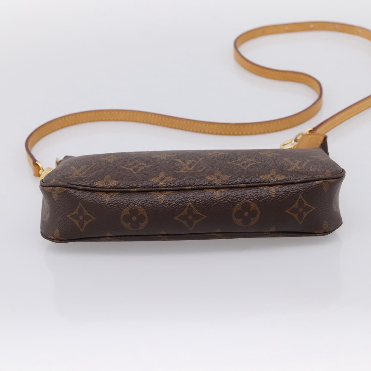 LOUIS VUITTON Monogram Pochette Accessoires Pouch M51980 LV Auth 204818V