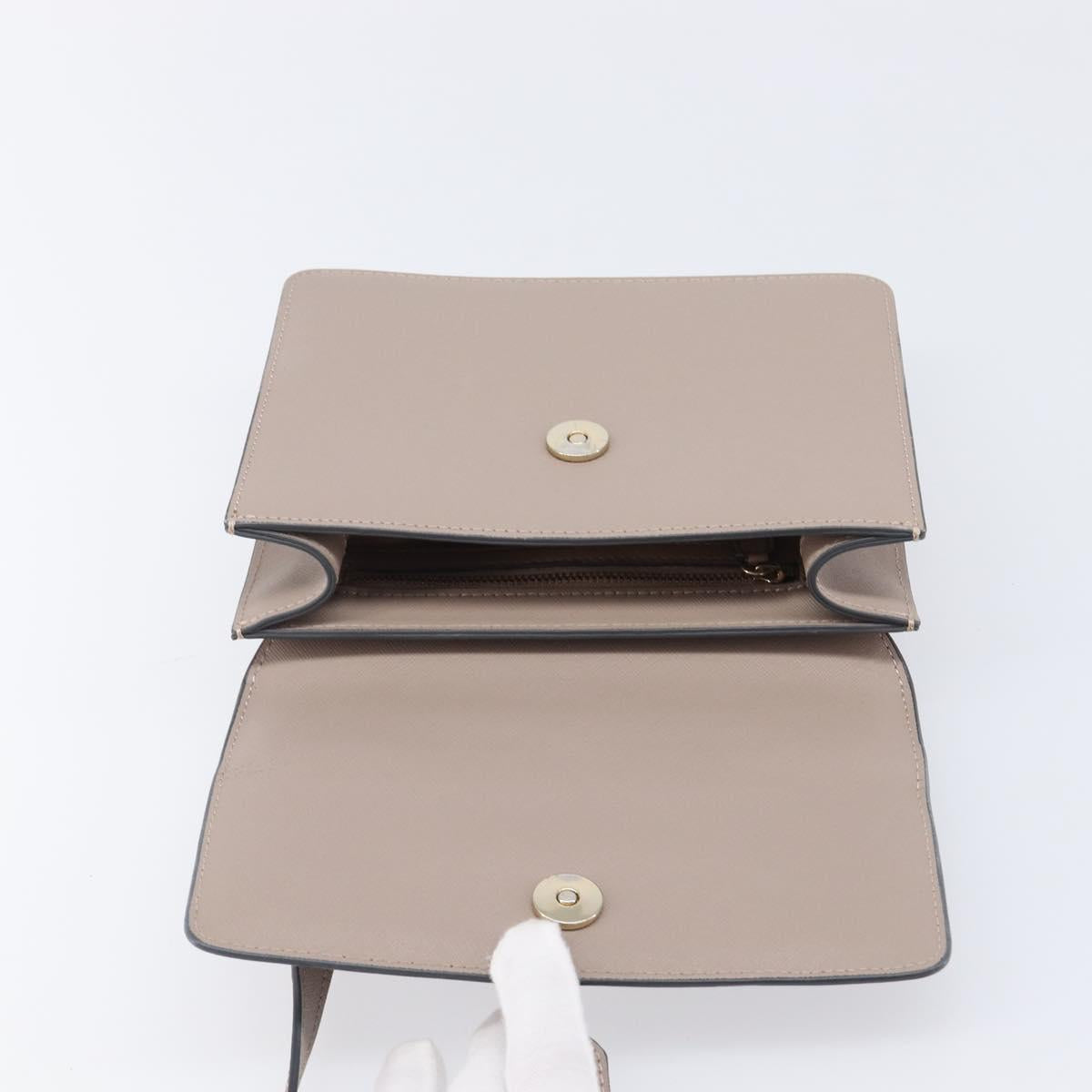 Vivienne Westwood Hand Bag Leather 2way Gray Gold Auth 204819V