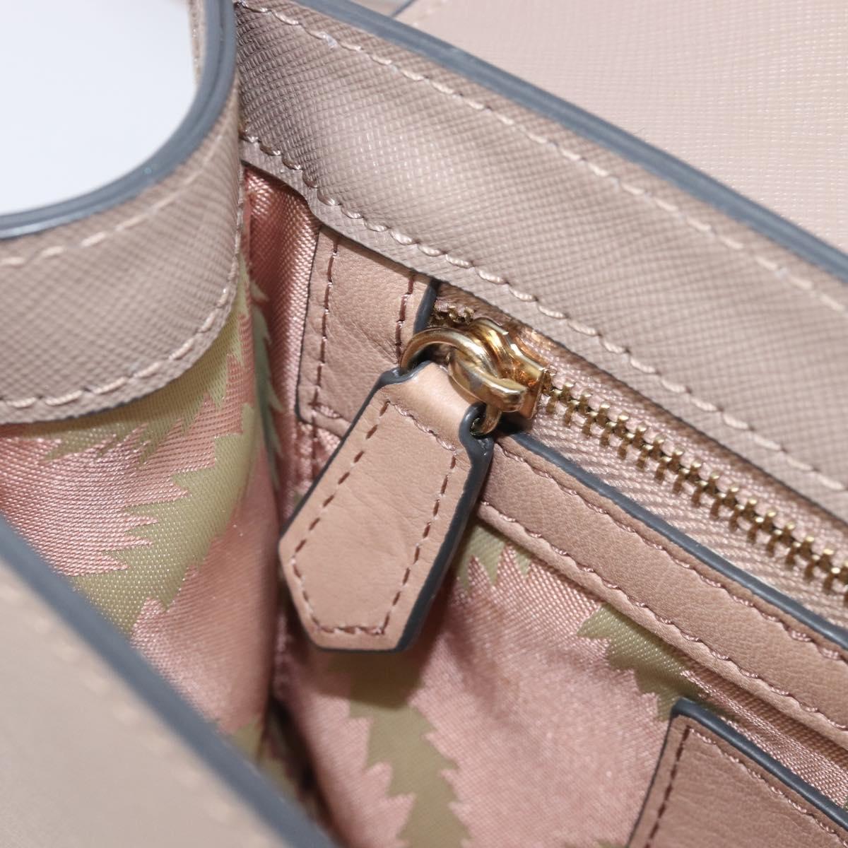 Vivienne Westwood Hand Bag Leather 2way Gray Gold Auth 204819V