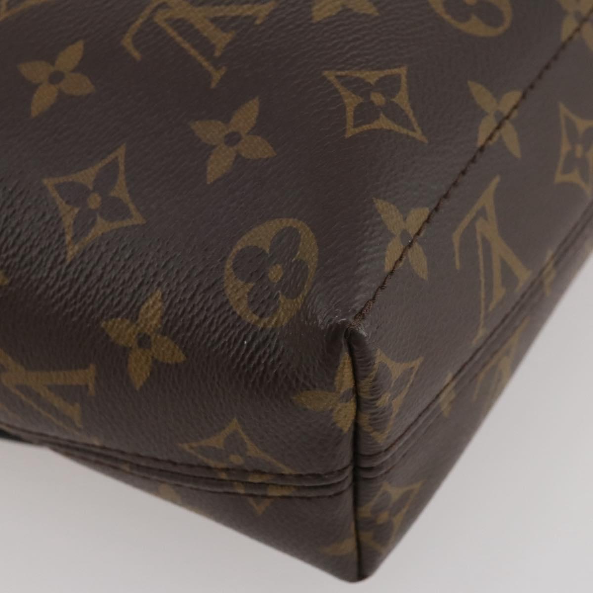 LOUIS VUITTON Monogram Macassar Magnetic Messenger Bag M45557 LV Auth 204827V