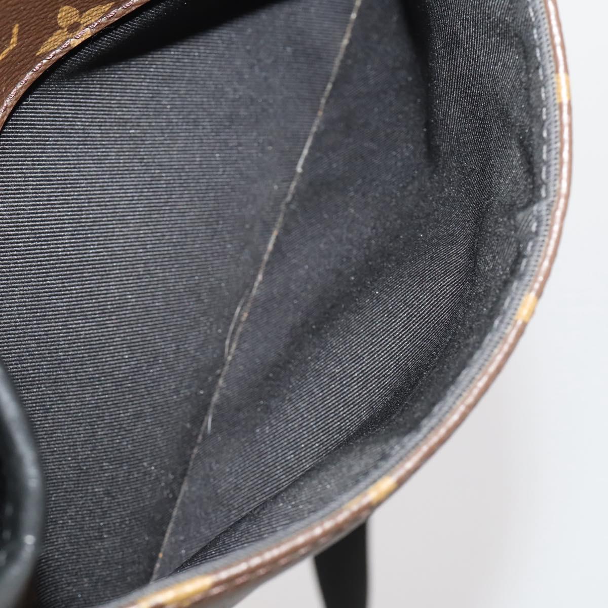 LOUIS VUITTON Monogram Macassar Magnetic Messenger Bag M45557 LV Auth 204827V