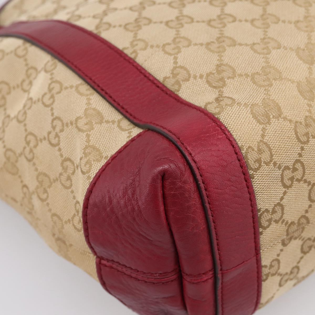 GUCCI GG Canvas Miss GG Tote Bag Beige Gold 342591 Auth 204831