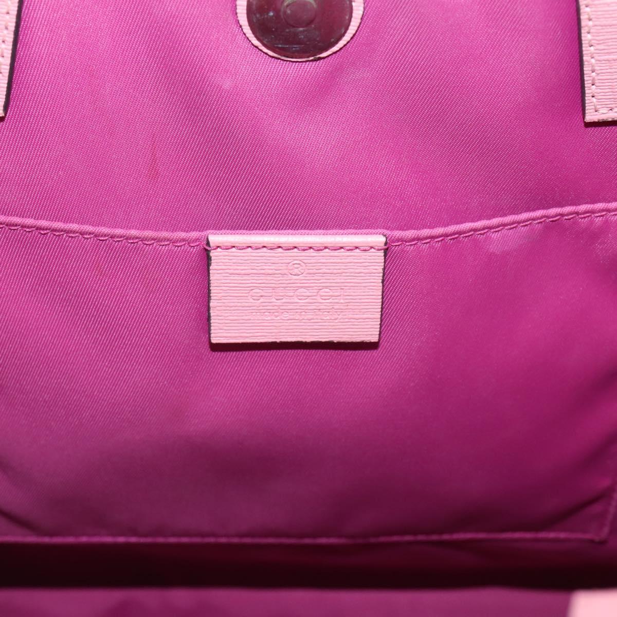 GUCCI GG Supreme Children's Hand Bag PVC Beige 630589 Auth 204842A