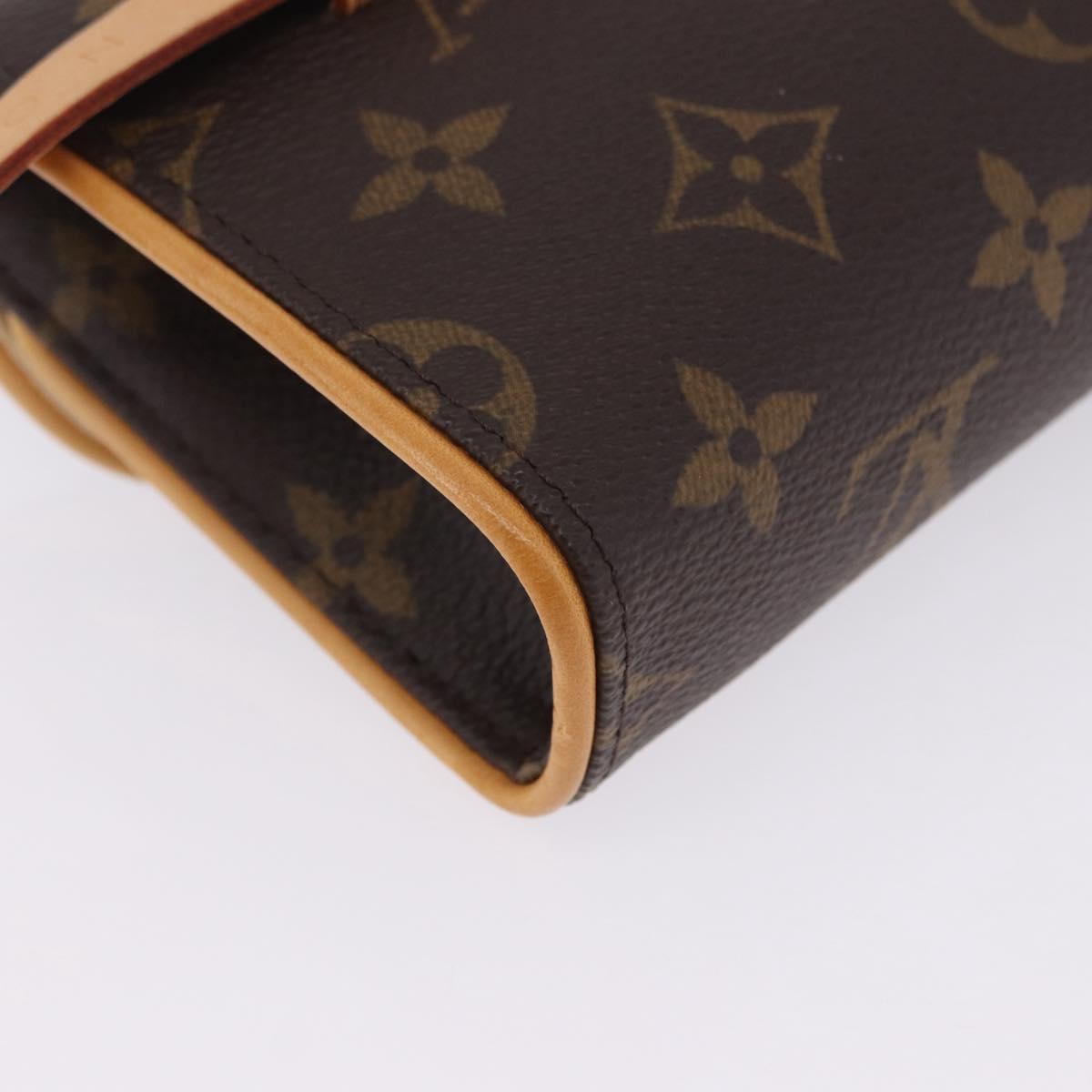 LOUIS VUITTON Monogram Pochette Florentine Waist Bag M51855 LV Auth 204849V