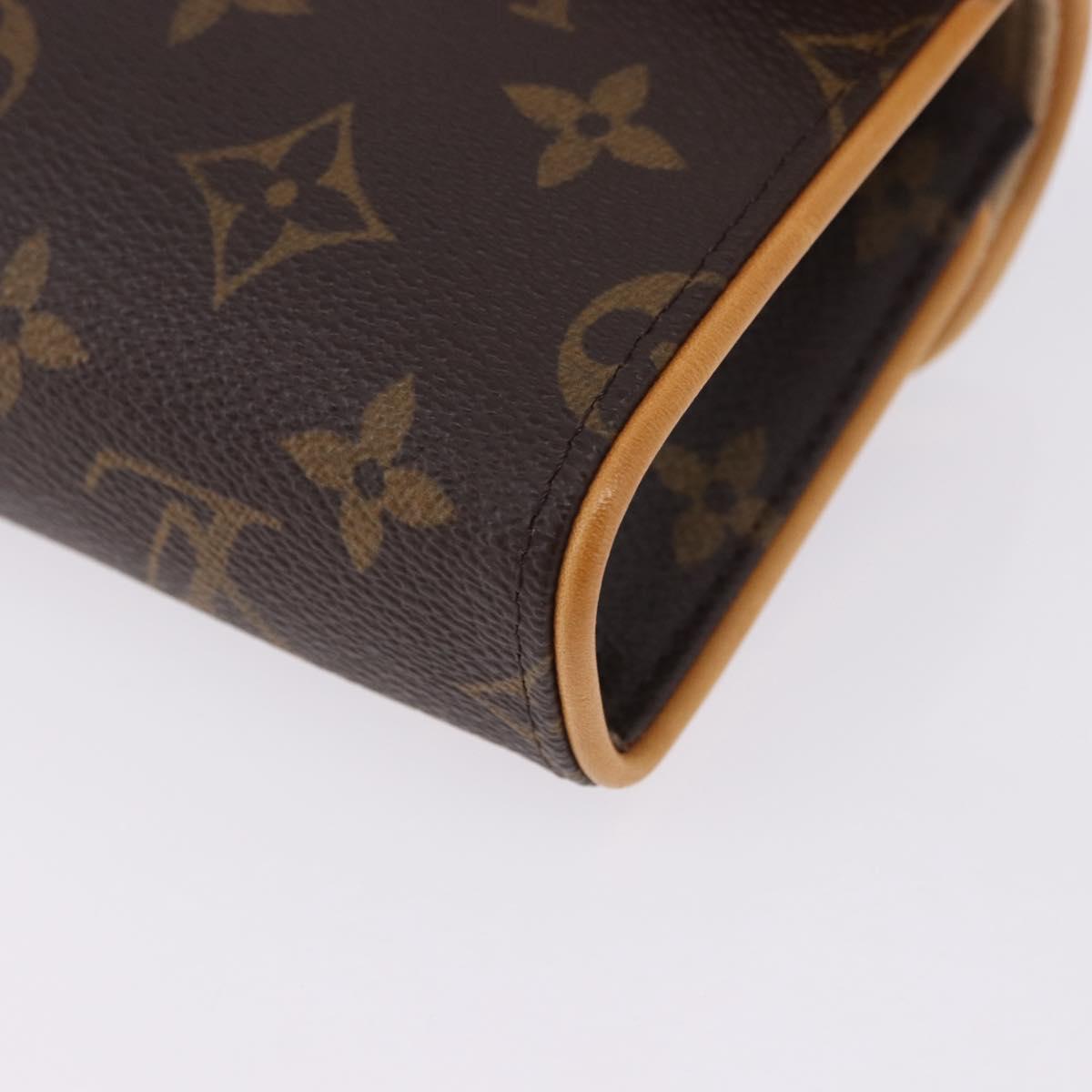 LOUIS VUITTON Monogram Pochette Florentine Waist Bag M51855 LV Auth 204849V