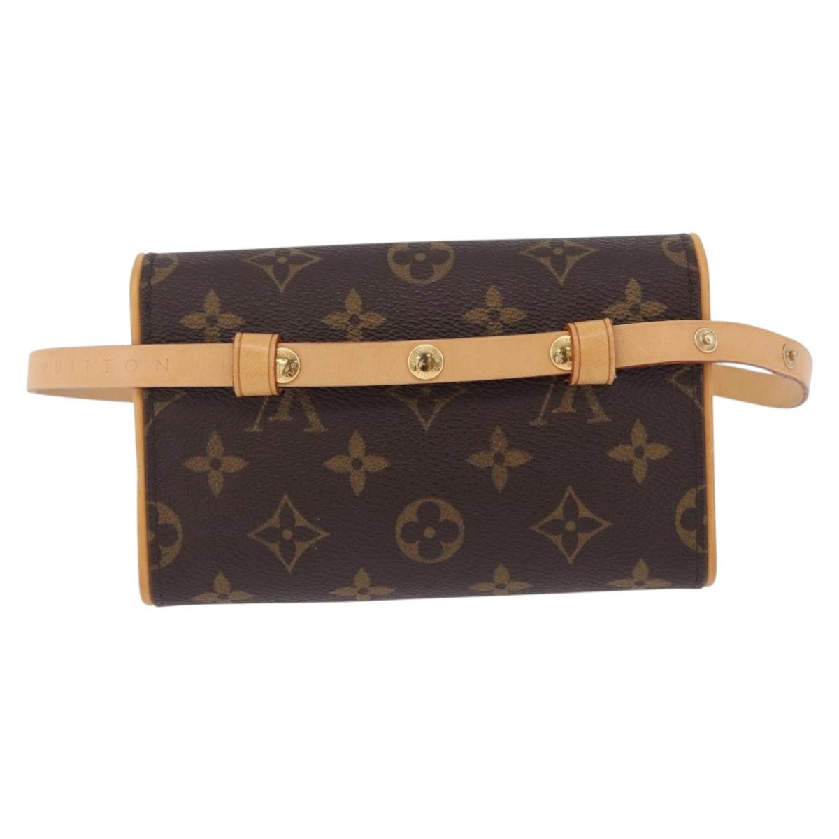 LOUIS VUITTON Monogram Pochette Florentine Waist Bag M51855 LV Auth 204849V