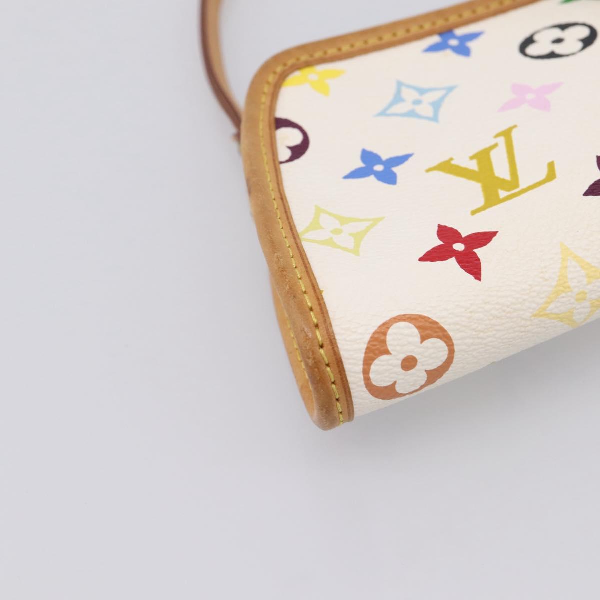 LOUIS VUITTON Monogram Multicolor Shirley Bag White M40049 LV Auth 204851V