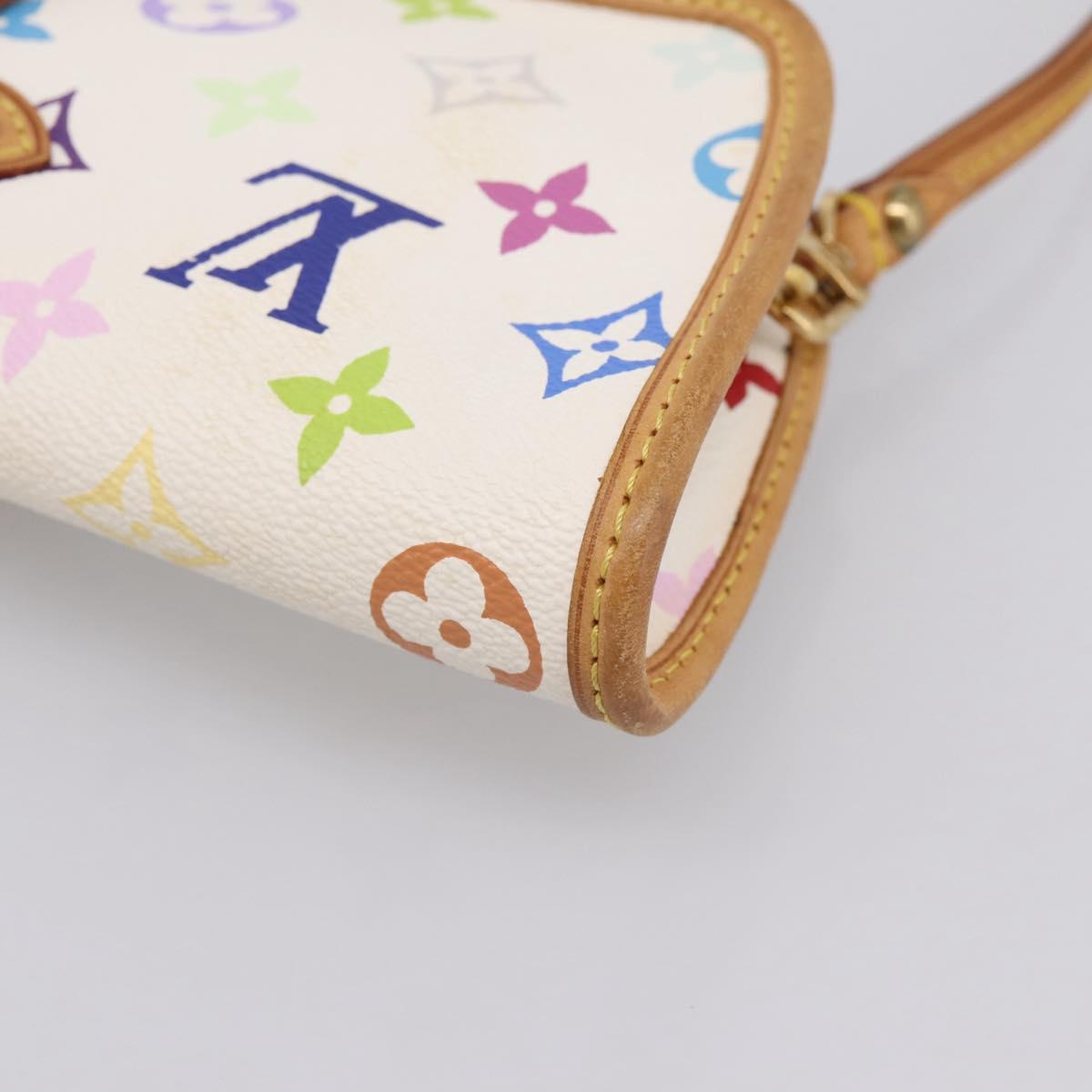 LOUIS VUITTON Monogram Multicolor Shirley Bag White M40049 LV Auth 204851V