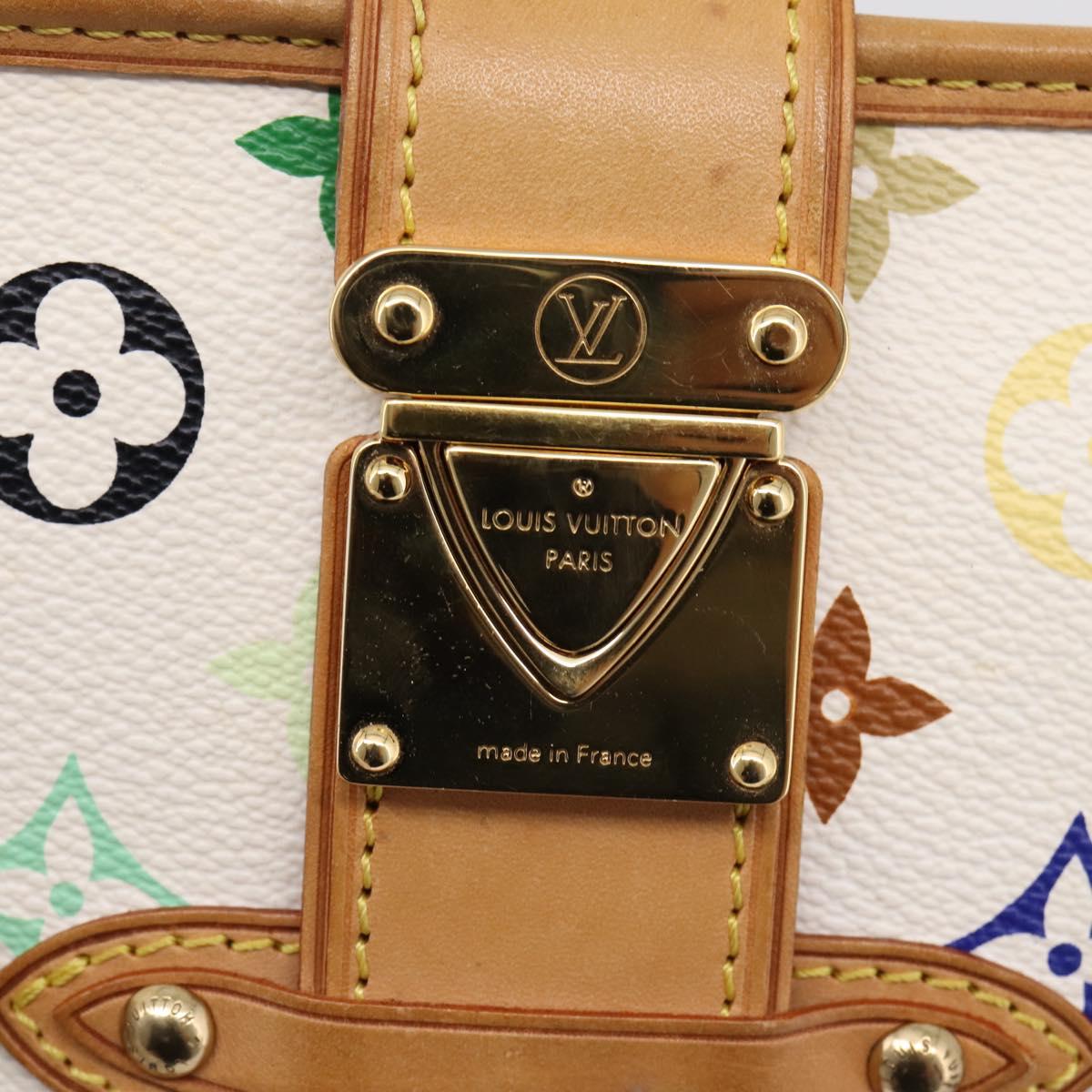 LOUIS VUITTON Monogram Multicolor Shirley Bag White M40049 LV Auth 204851V