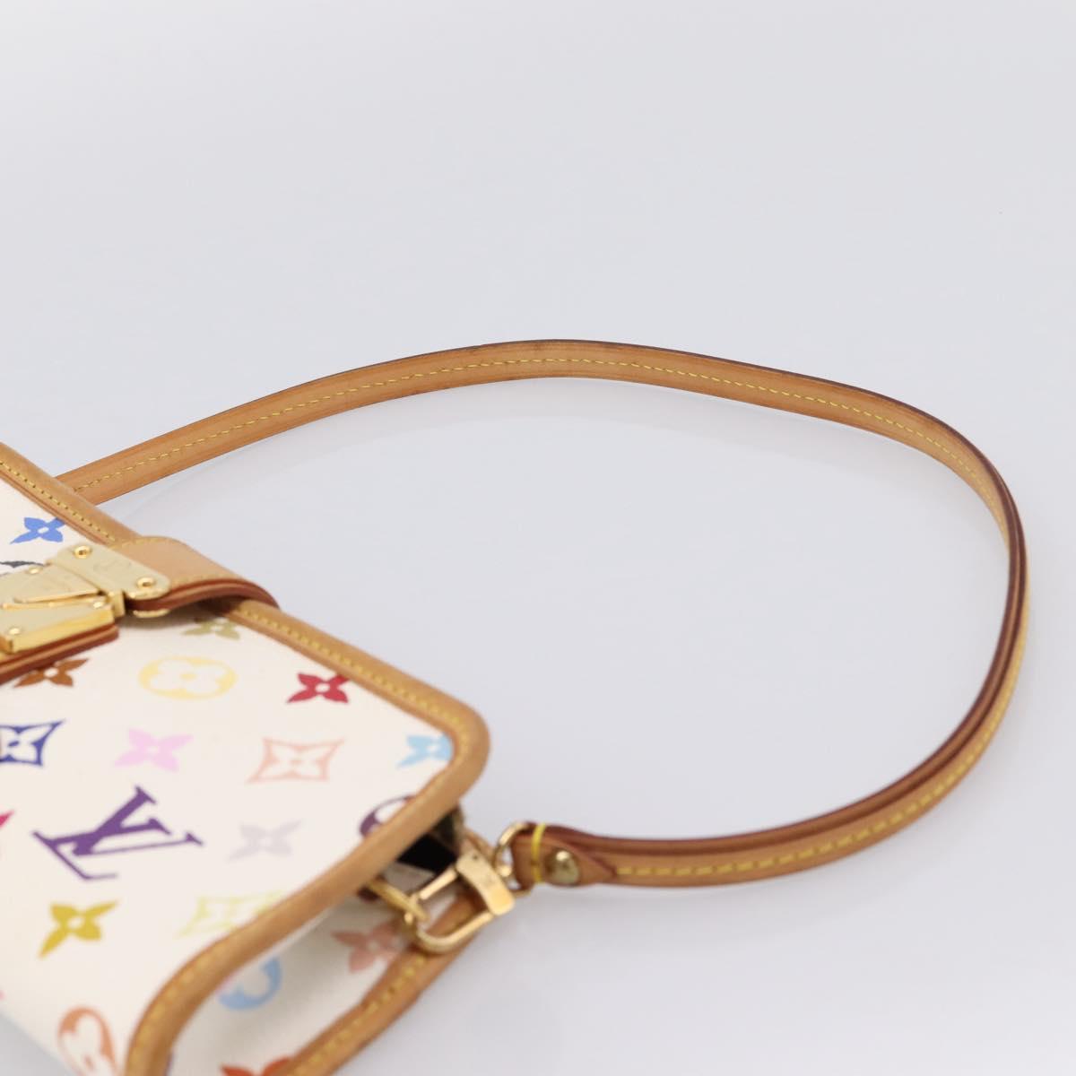 LOUIS VUITTON Monogram Multicolor Shirley Bag White M40049 LV Auth 204851V