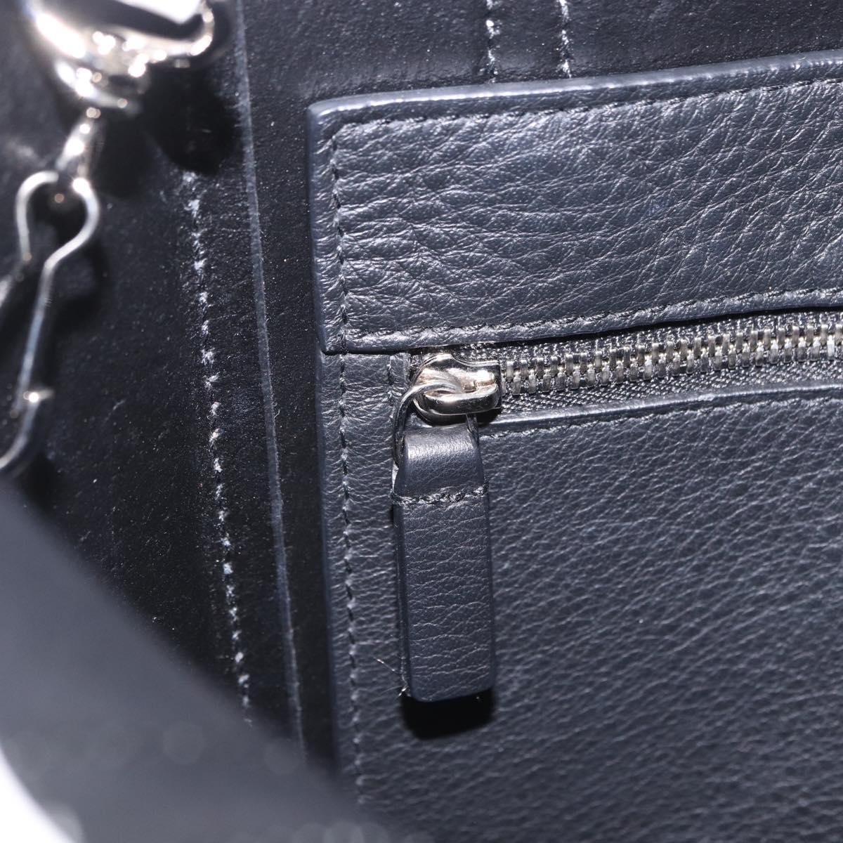 BALENCIAGA Everyday XXS Hand Bag Leather 2way White Silver 551815 Auth 204853A