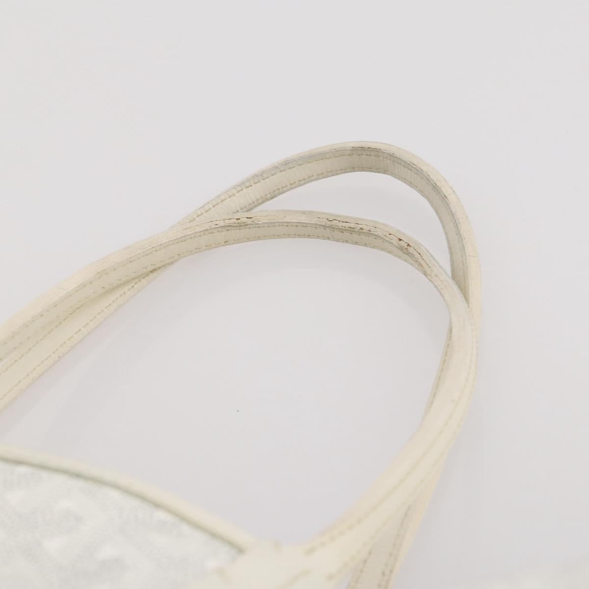 GOYARD Herringbone Saint Louis GM Tote Bag PVC White Auth 204859A