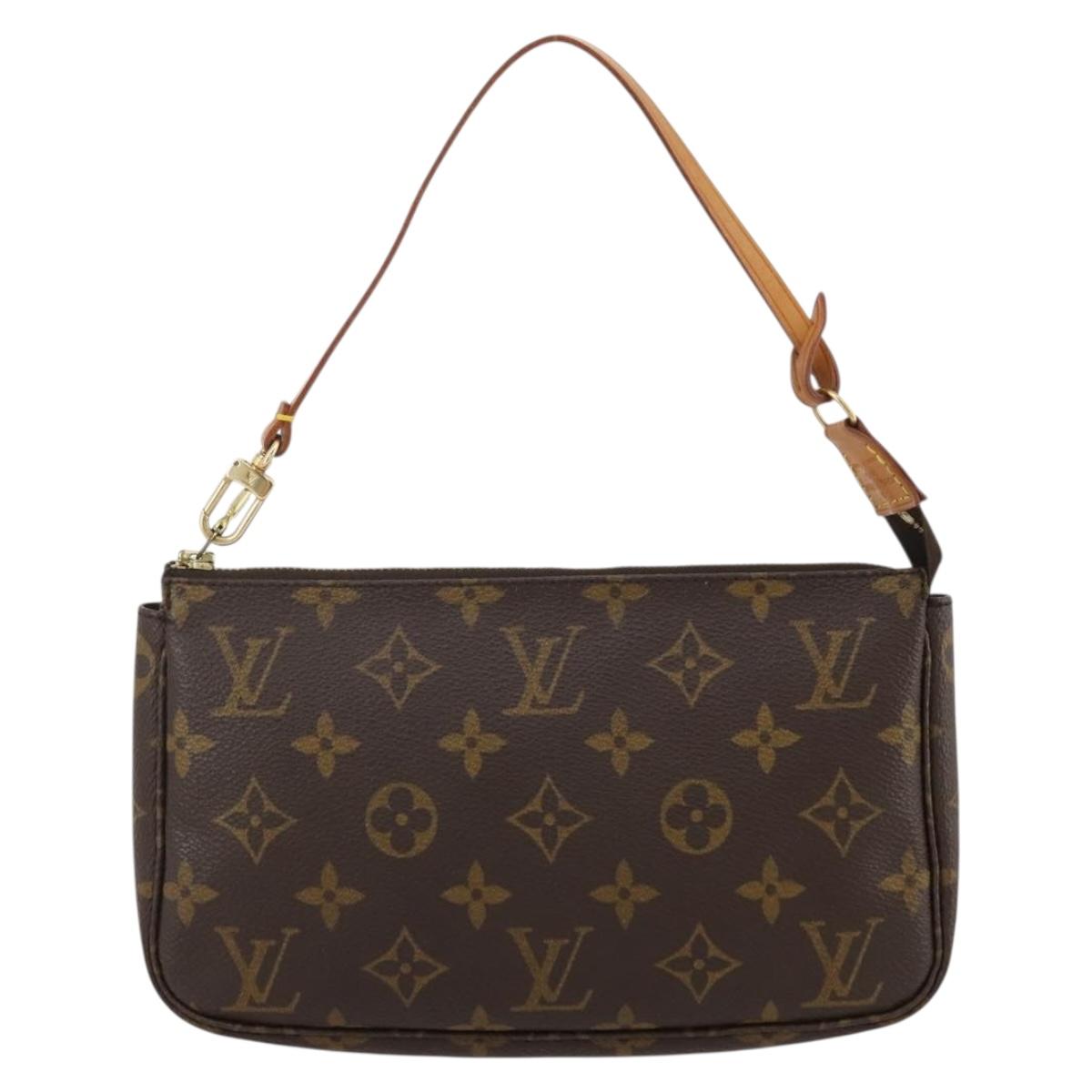 LOUIS VUITTON Monogram Pochette Accessoires Pouch M51980 LV Auth 204870V