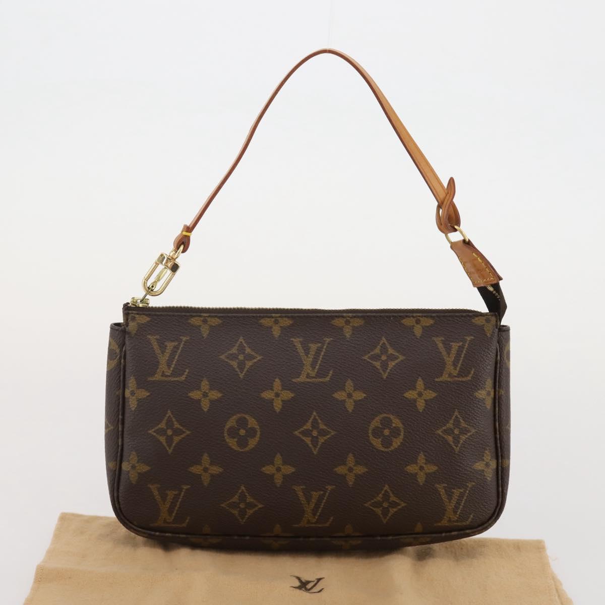 LOUIS VUITTON Monogram Pochette Accessoires Pouch M51980 LV Auth 204870V