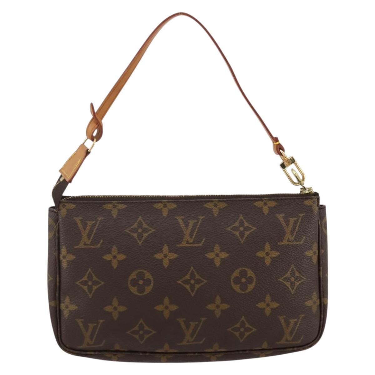LOUIS VUITTON Monogram Pochette Accessoires Pouch M51980 LV Auth 204870V