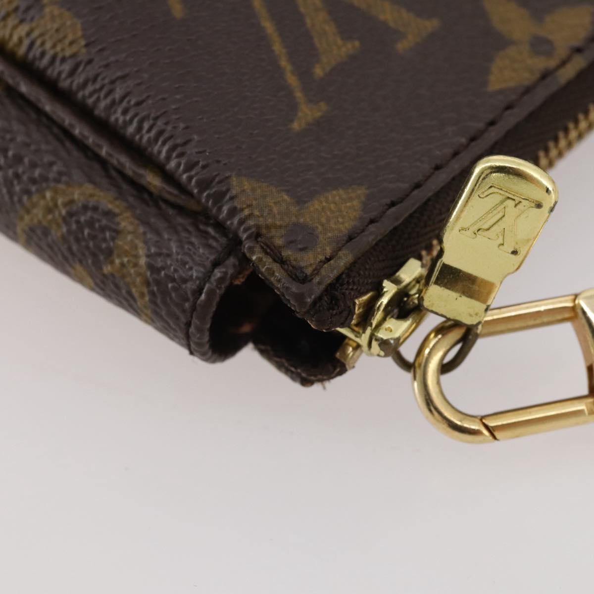 LOUIS VUITTON Monogram Pochette Accessoires Pouch M51980 LV Auth 204870V