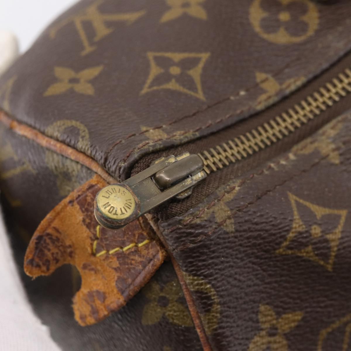 LOUIS VUITTON Monogram Speedy 30 Hand Bag M41526 LV Auth 204871