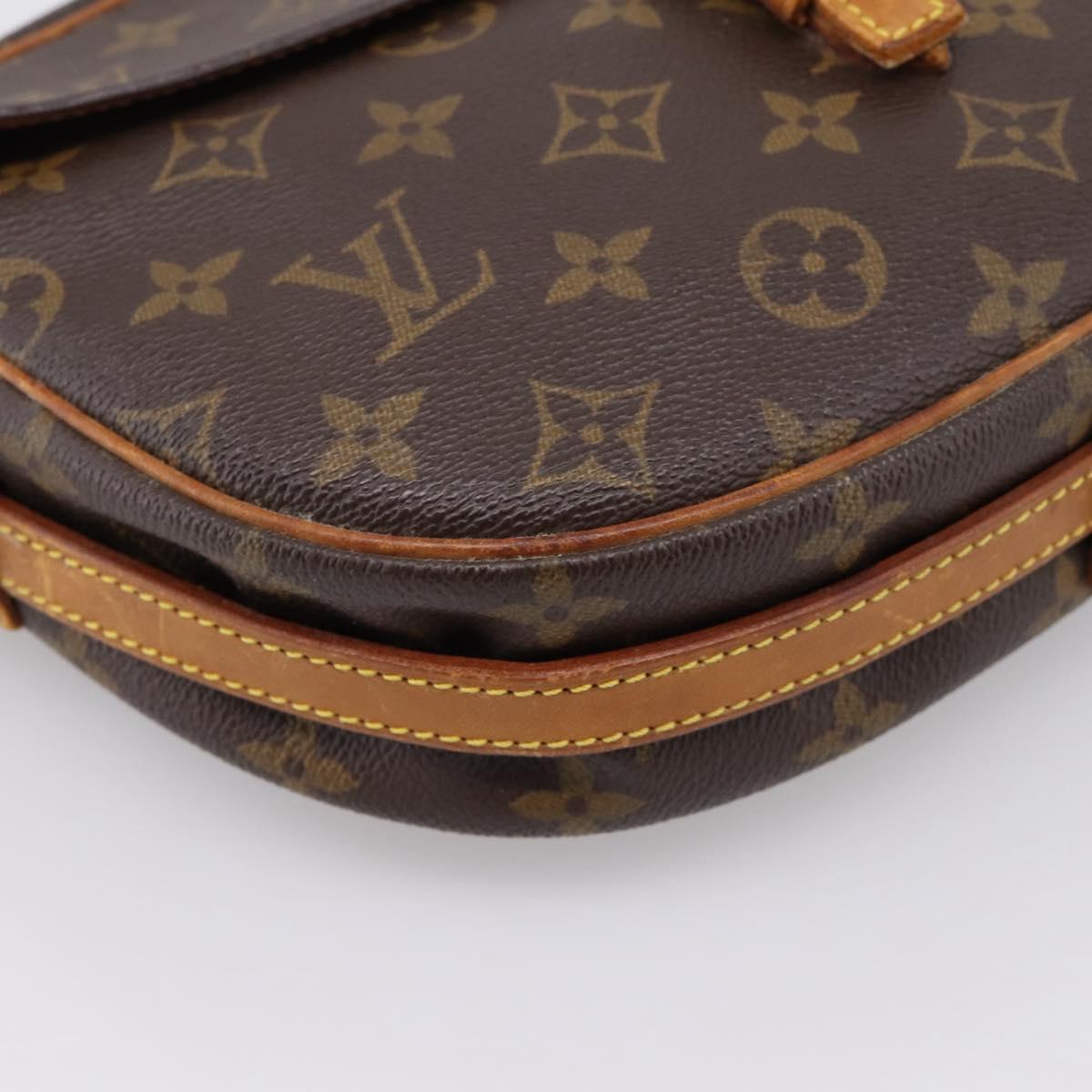 LOUIS VUITTON Monogram Jeune Fille MM Shoulder Bag M51226 LV Auth 204872
