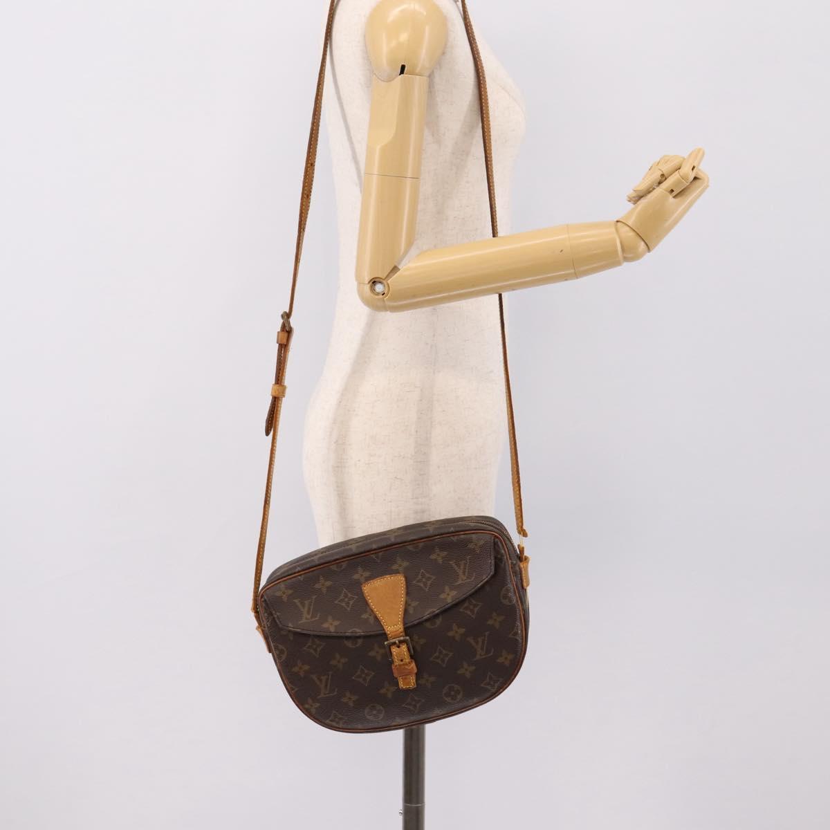 LOUIS VUITTON Monogram Jeune Fille MM Shoulder Bag M51226 LV Auth 204872