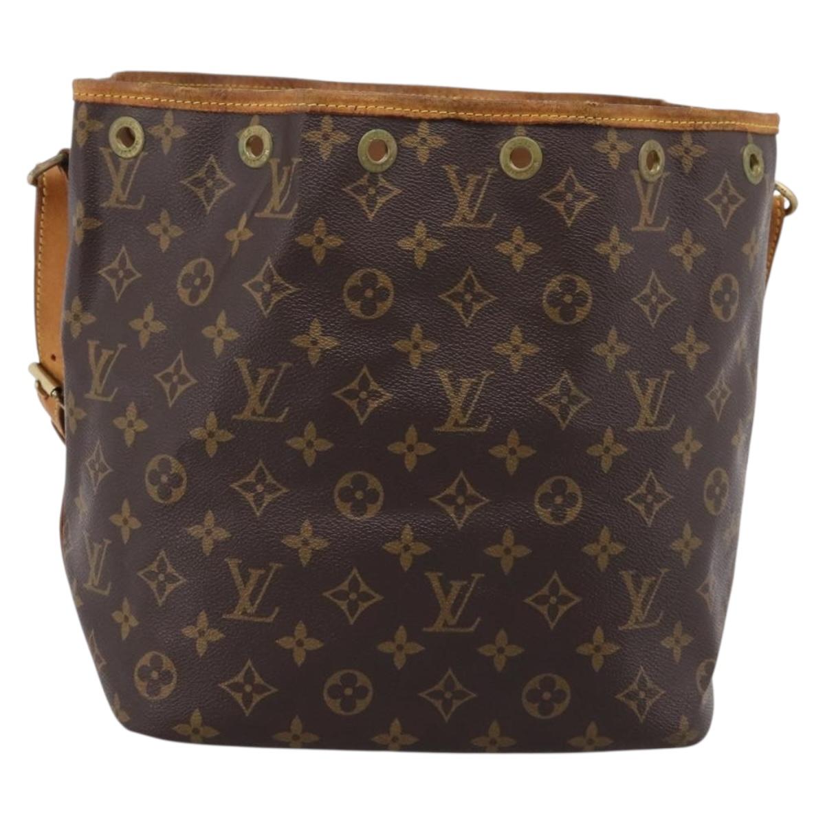 LOUIS VUITTON Monogram Petit Noe Shoulder Bag M42226 LV Auth 204876