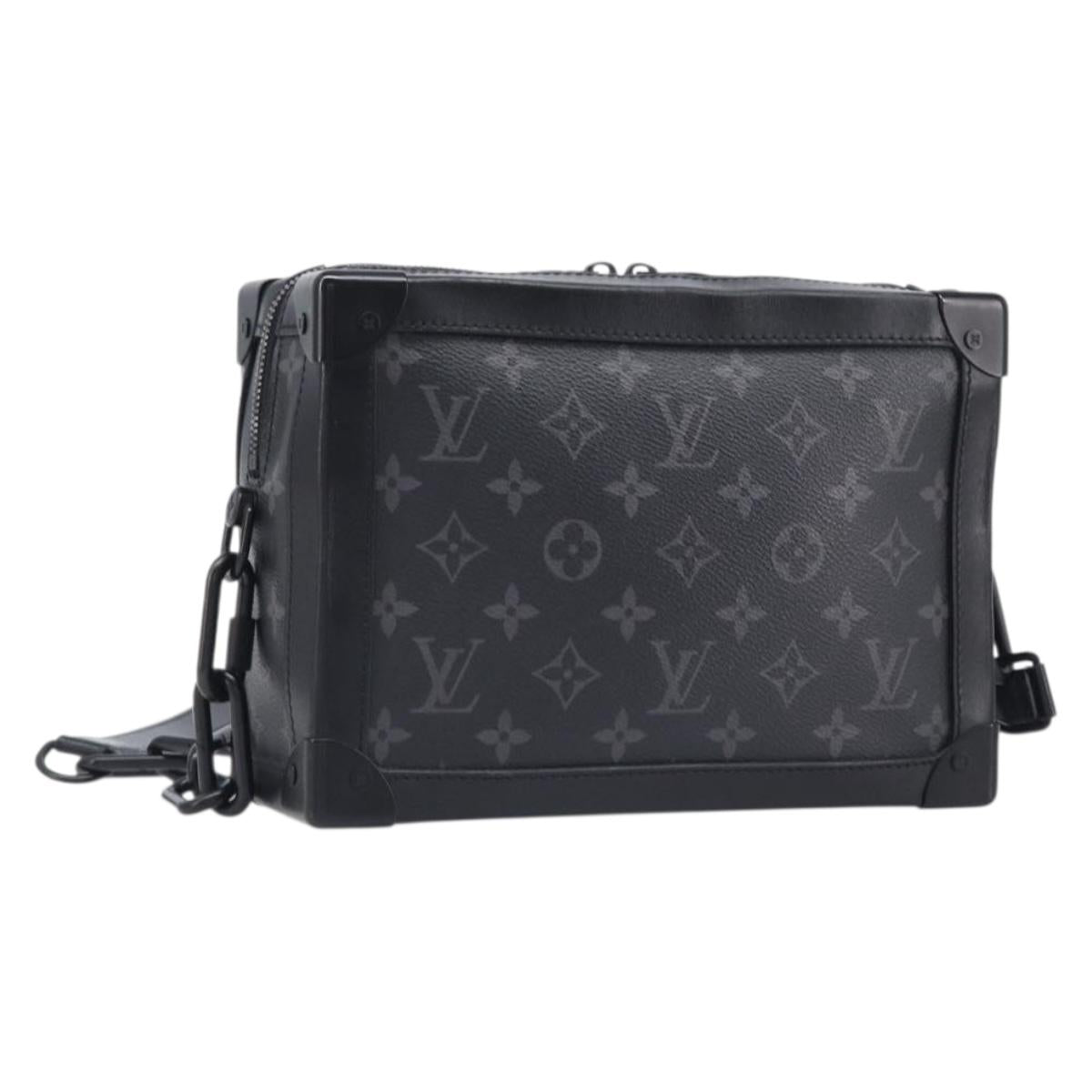 LOUIS VUITTON Monogram Eclipse Soft Trunk Shoulder Bag M44730 LV Auth 204879M