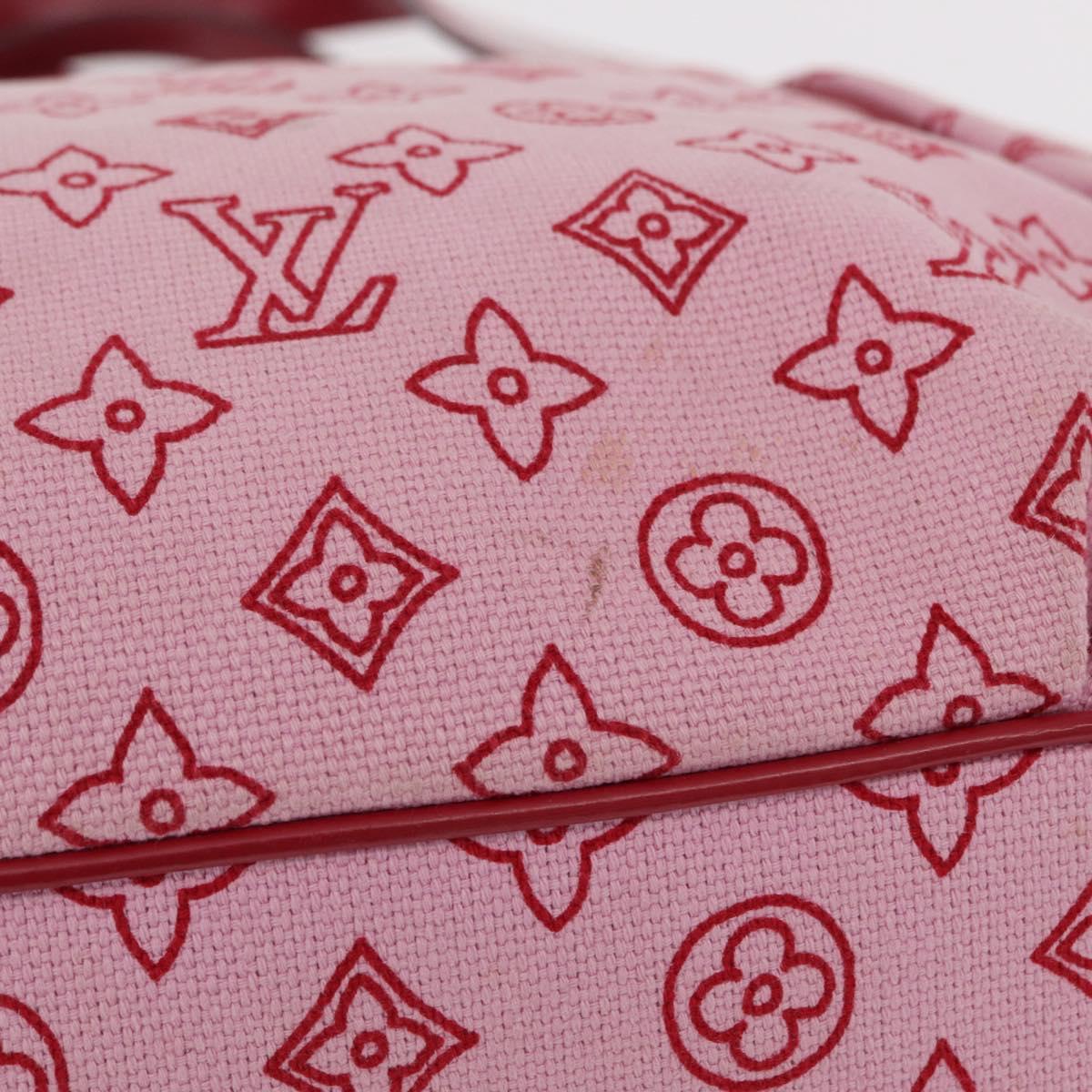 LOUIS VUITTON Monogram Beach Cabas Ipanema PM Bag Pink M95984 LV Auth 204891A