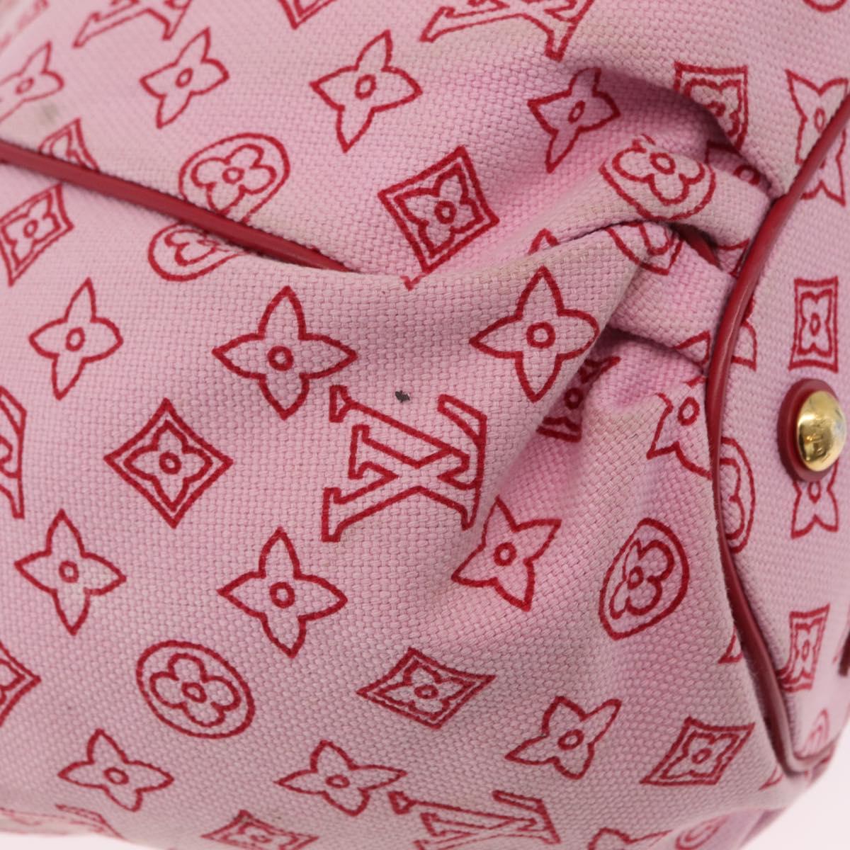 LOUIS VUITTON Monogram Beach Cabas Ipanema PM Bag Pink M95984 LV Auth 204891A