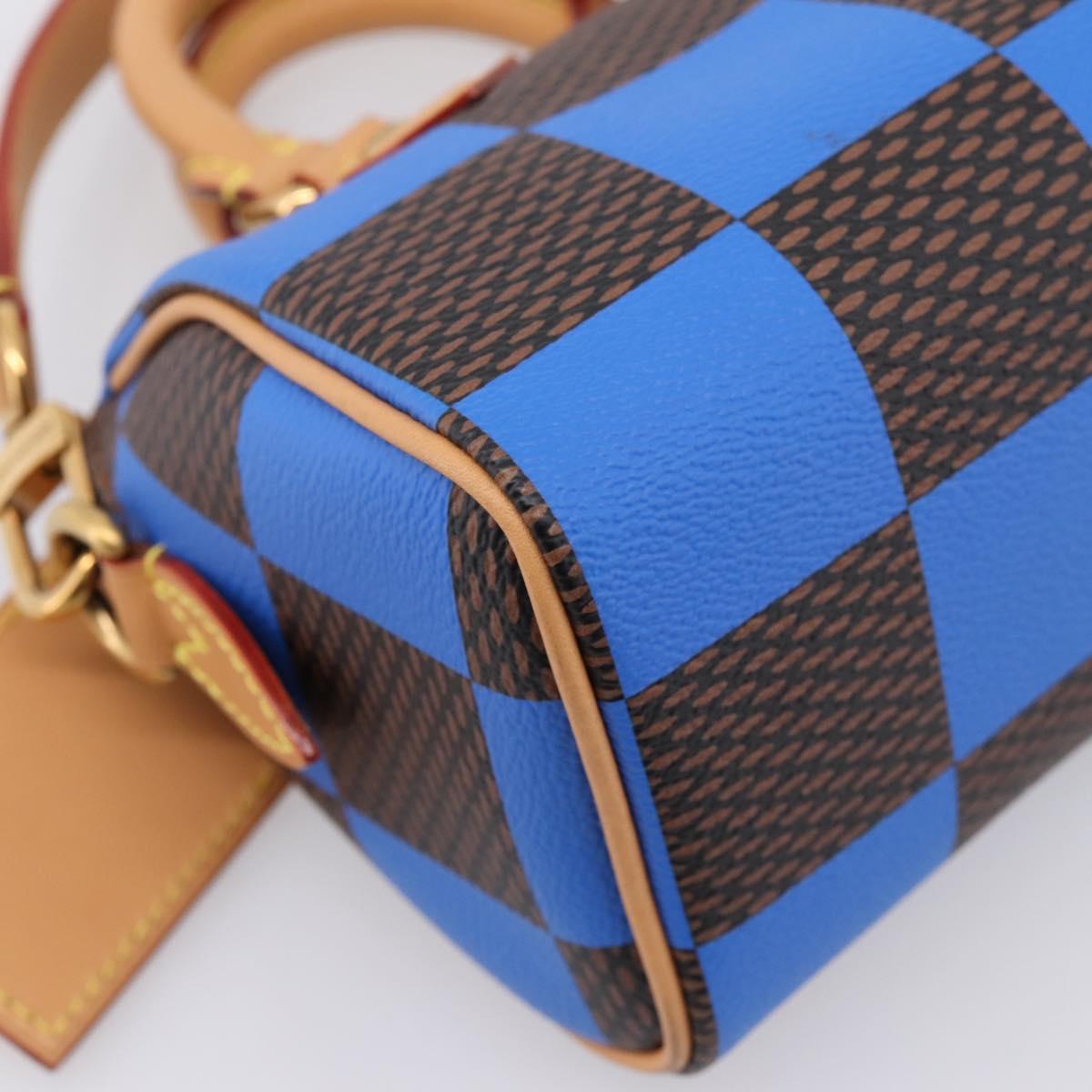 LOUIS VUITTON Damier Pop Speedy Bandouliere 18 Hand Bag N40595 LV Auth 204896SM