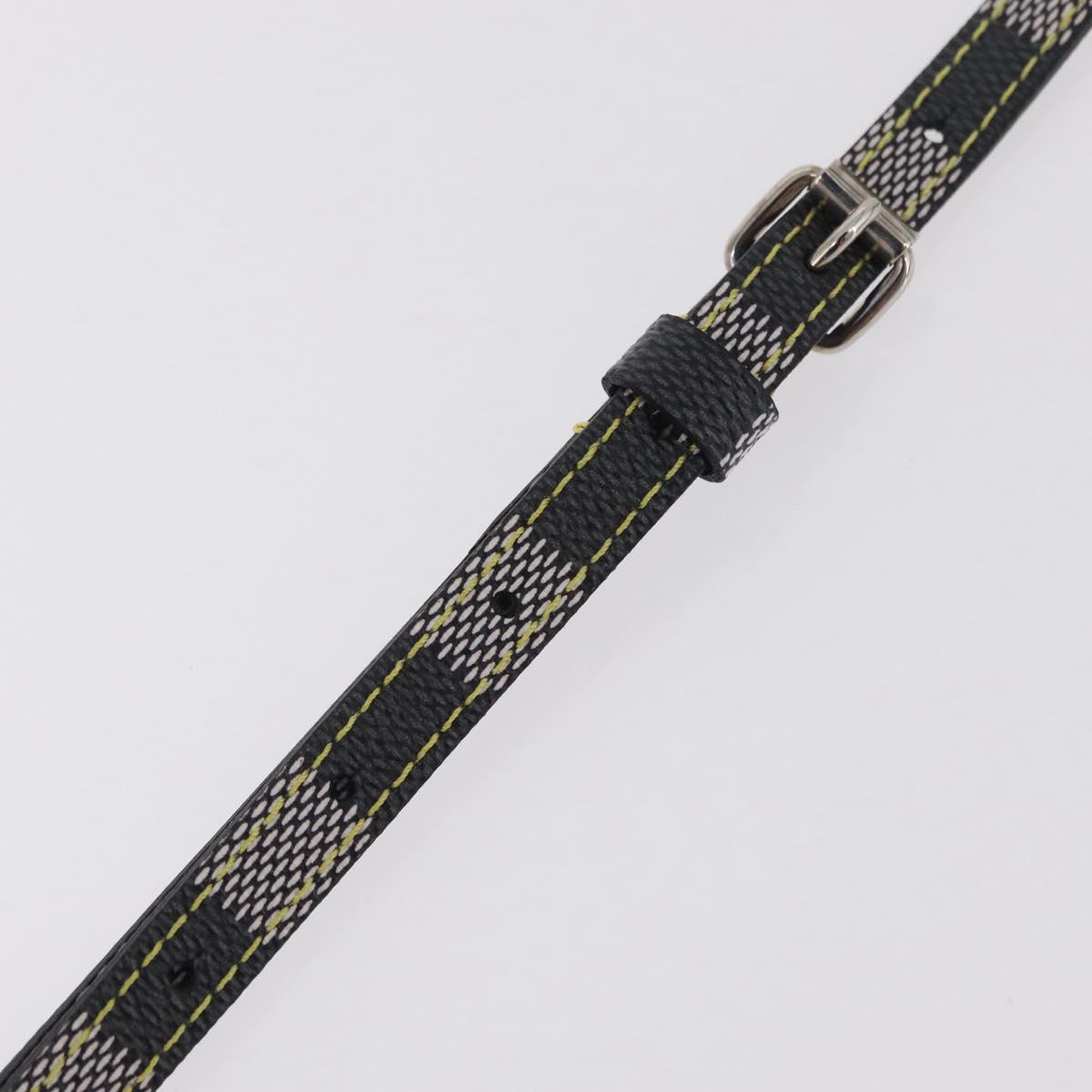 LOUIS VUITTON Damier Versette Vertical Bag White Black N60273 LV Auth 204899SAM
