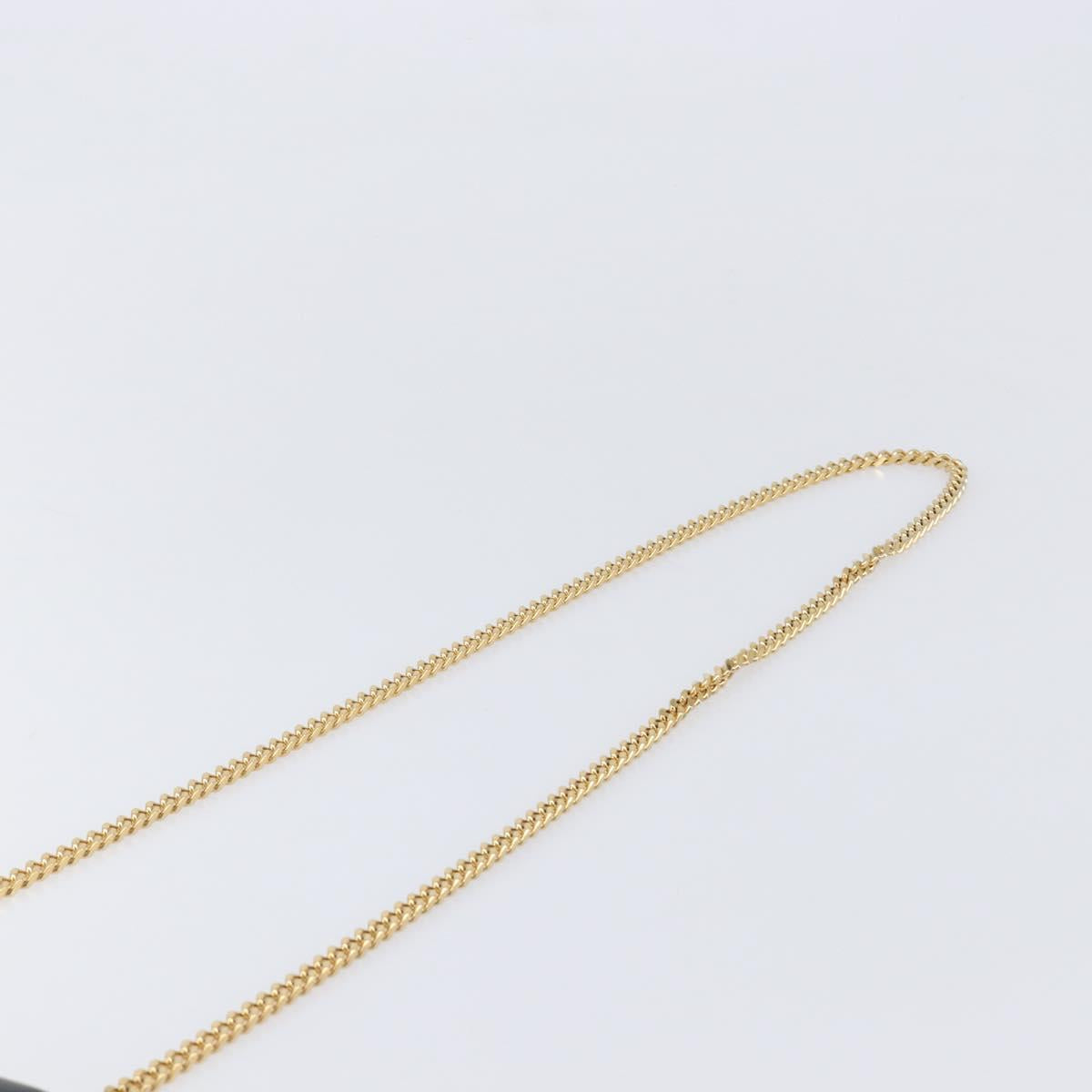 SAINT LAURENT Chain Kate Shoulder Bag Leather Black Gold Auth 204906SAM