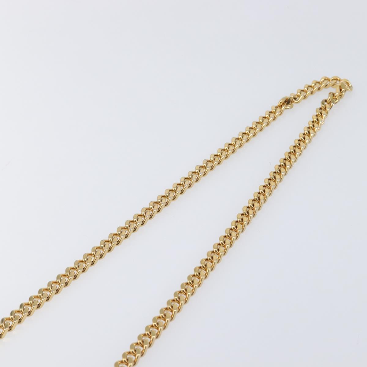 SAINT LAURENT Chain Kate Shoulder Bag Leather Black Gold Auth 204906SAM